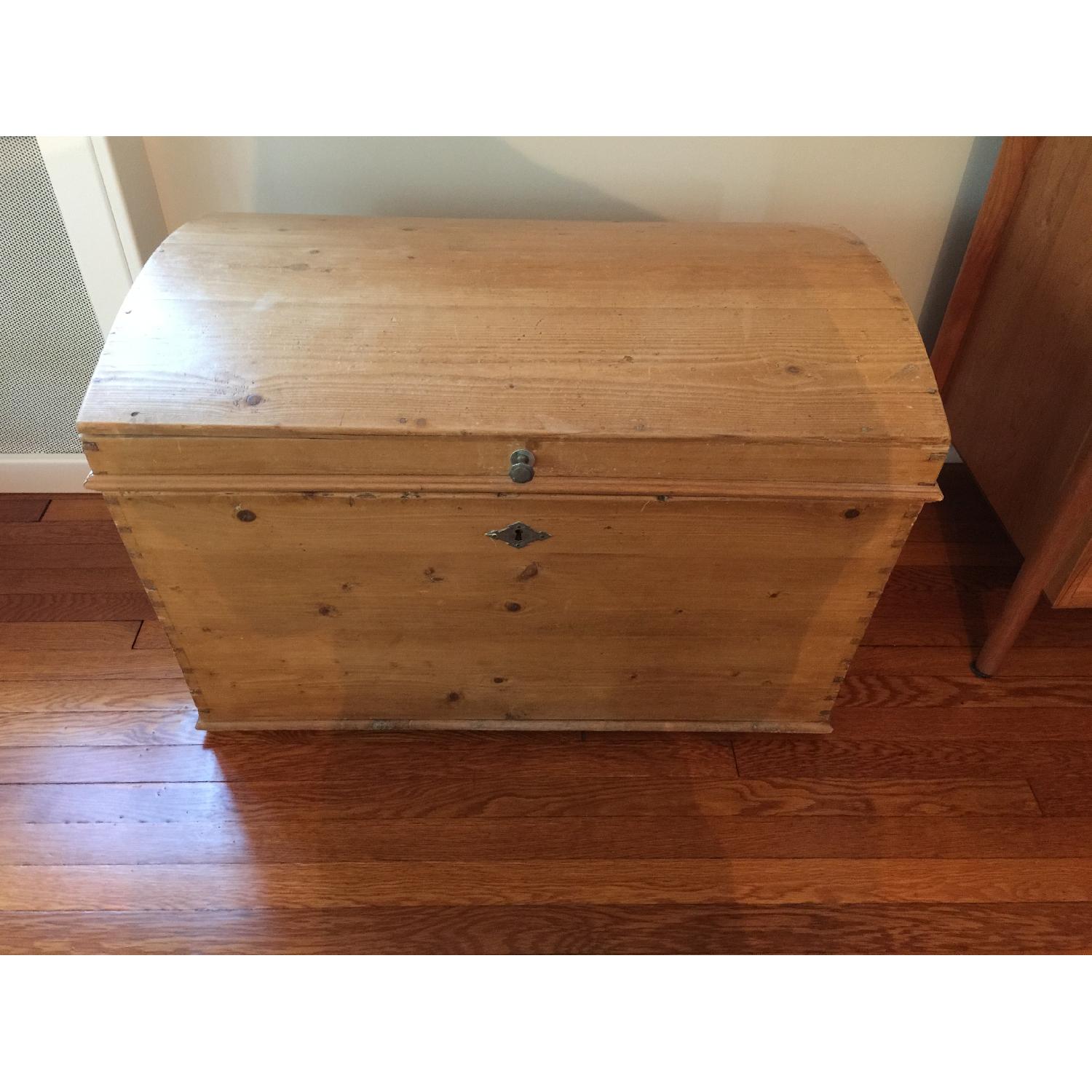 Antique Pine Chest - image-1