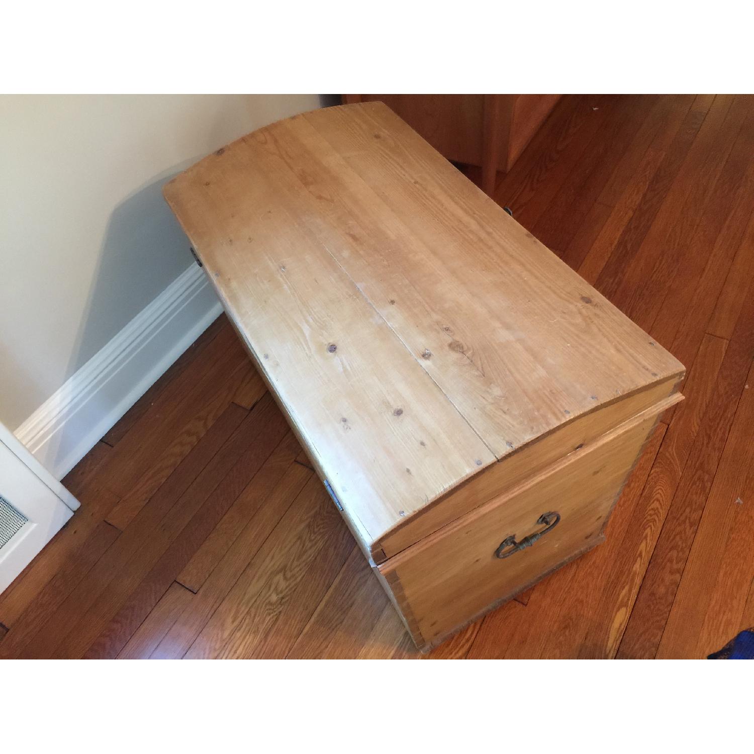 Antique Pine Chest - image-2