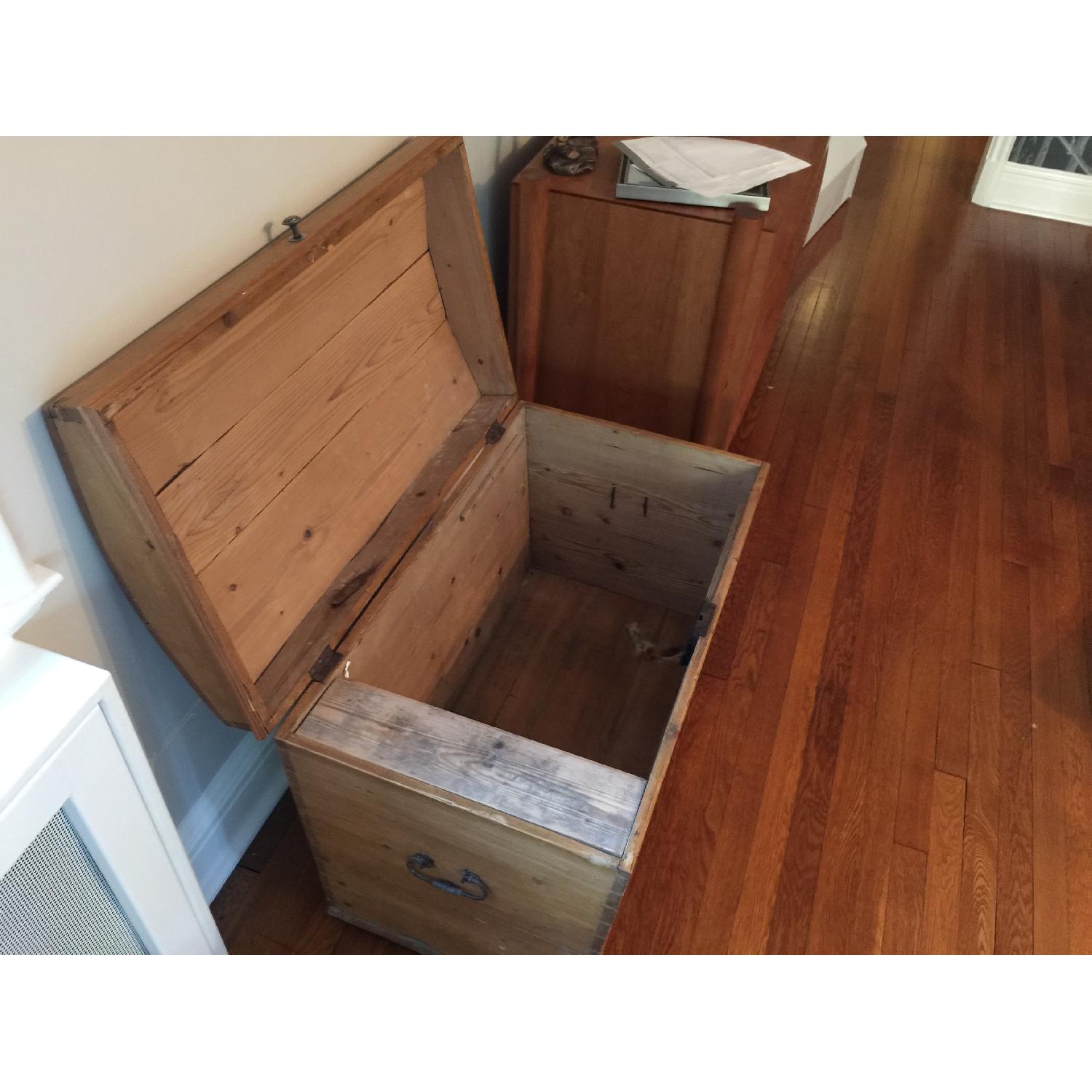 Antique Pine Chest - image-3