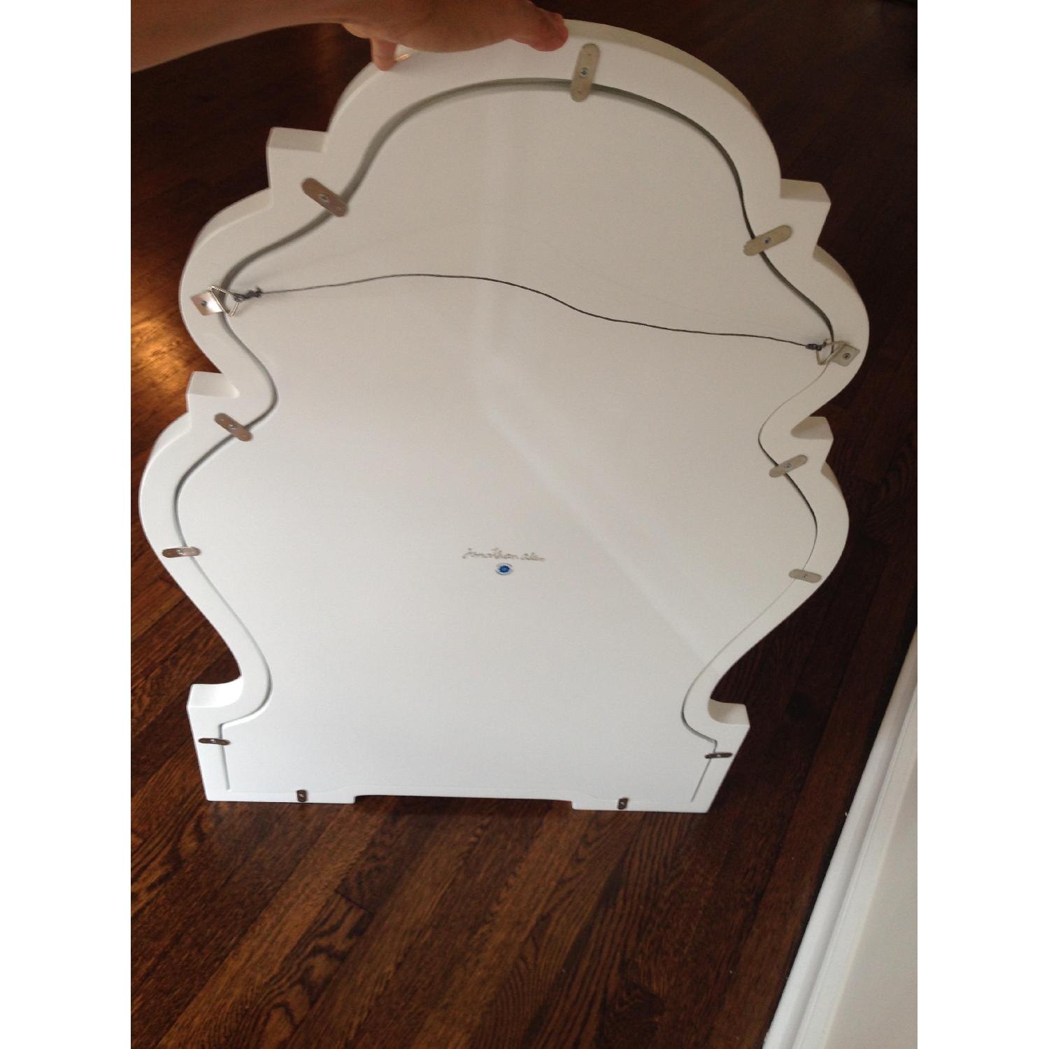 Jonathan Adler Queen Anne Mirror in White - image-4