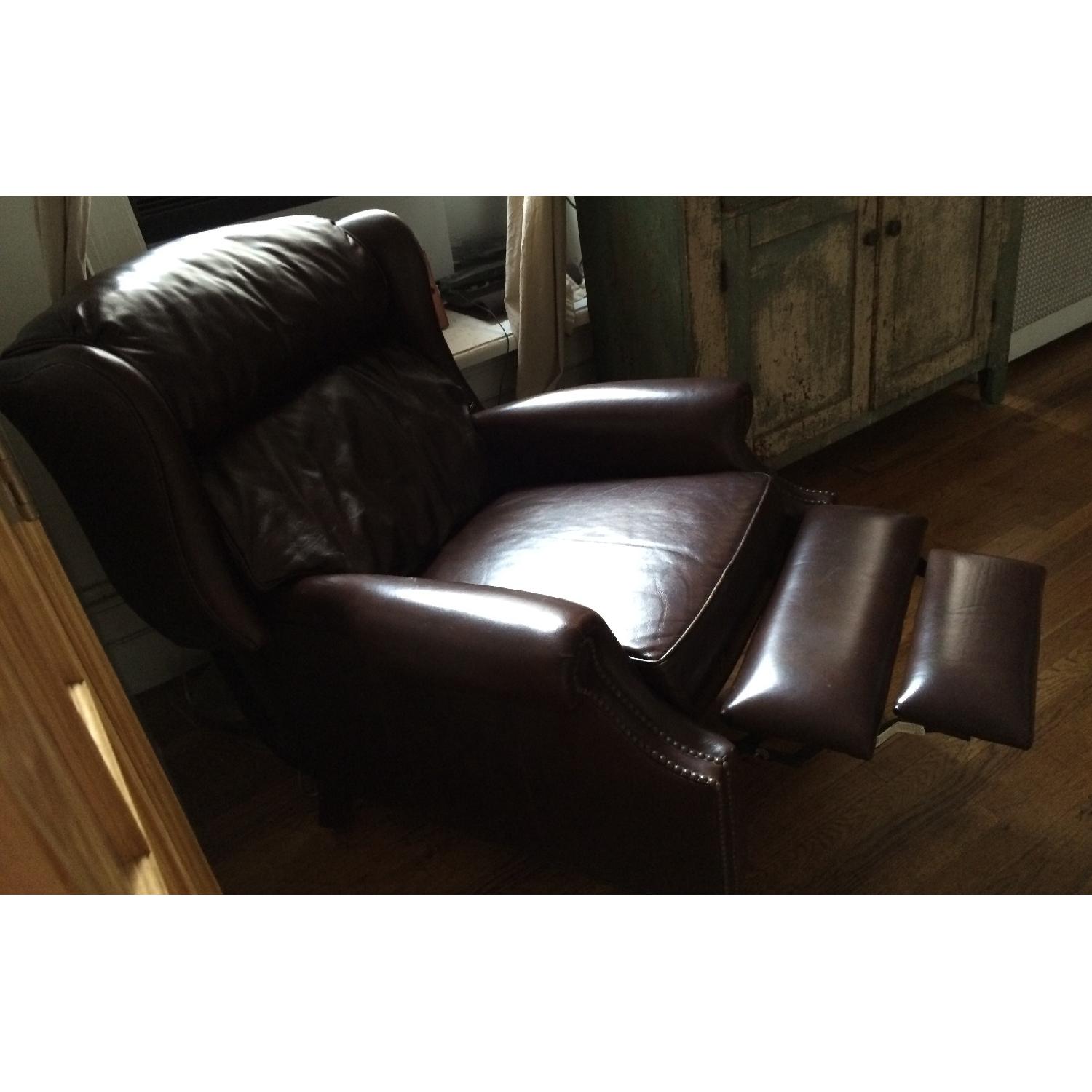 Stickley Audi & Co Leather Recliner AptDeco
