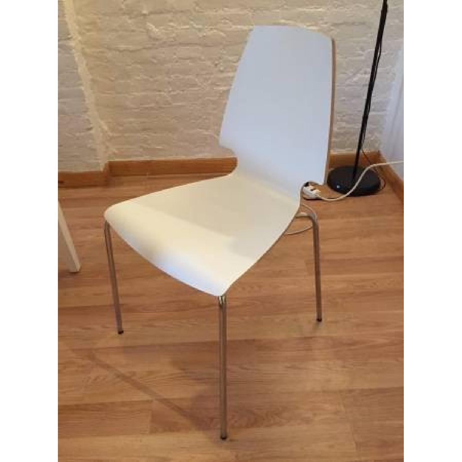 Ikea Lerhamn Dining Table w/ 2 Vilmar Chairs - image-4