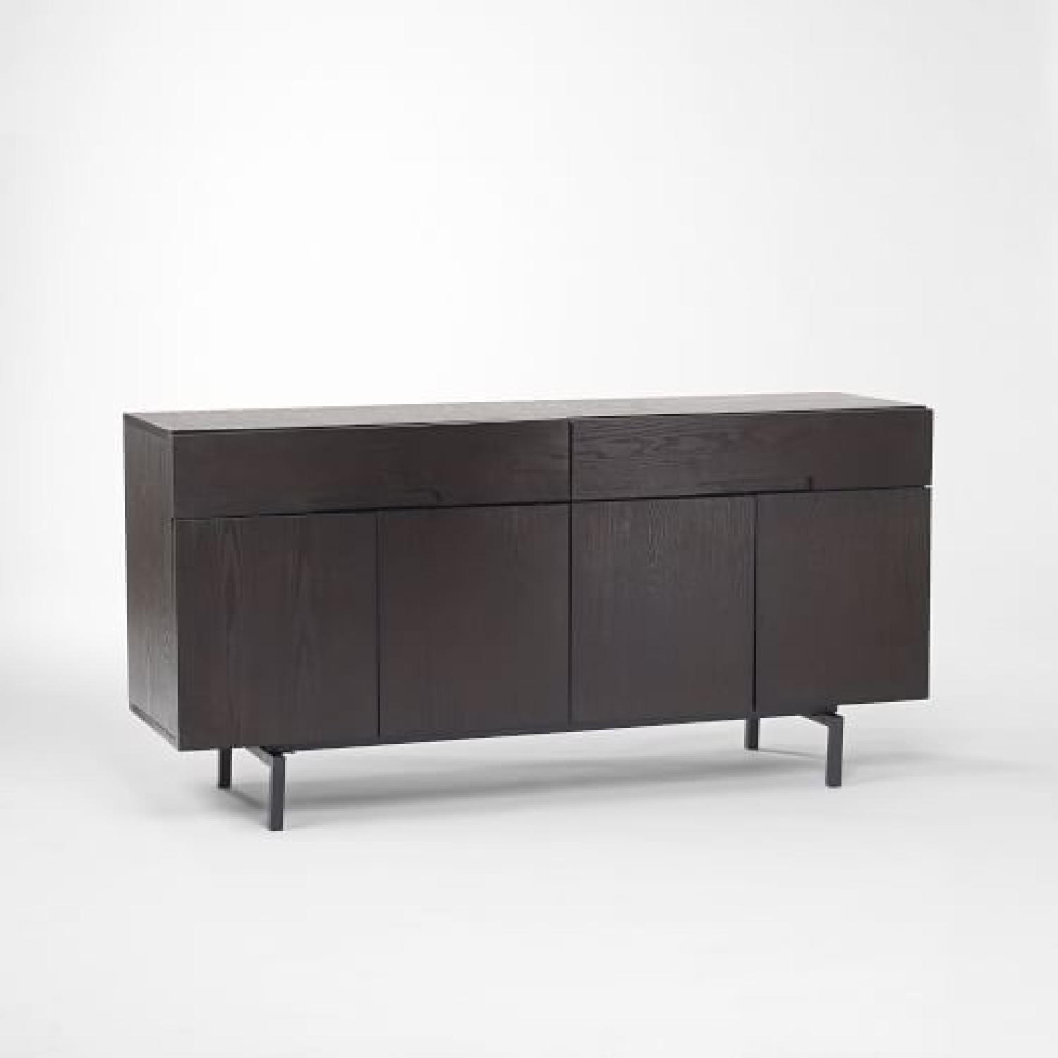 West Elm Floating Storage Console AptDeco