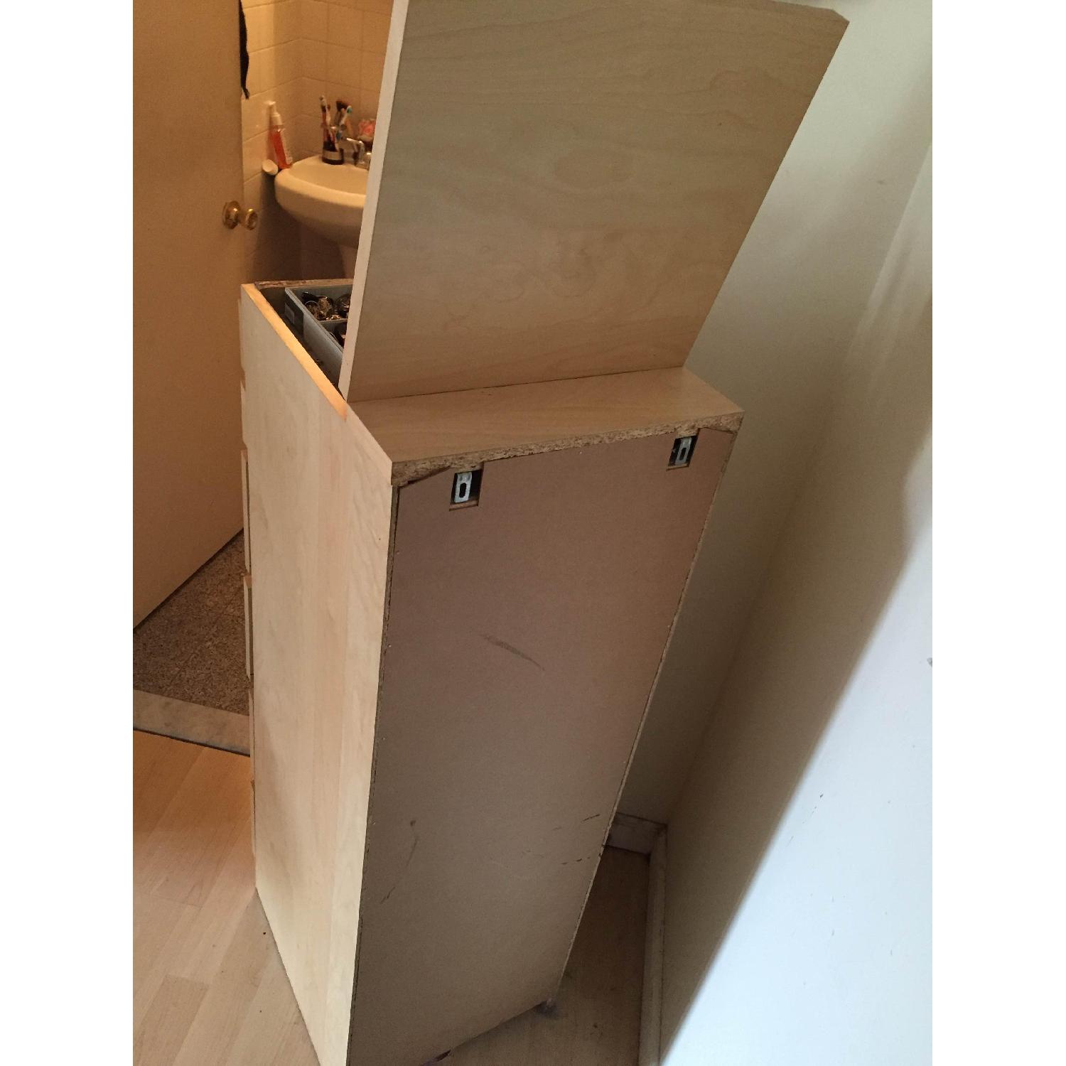 Ikea Malm 6 Drawer Chest w/ Lift Up Mirror - image-3