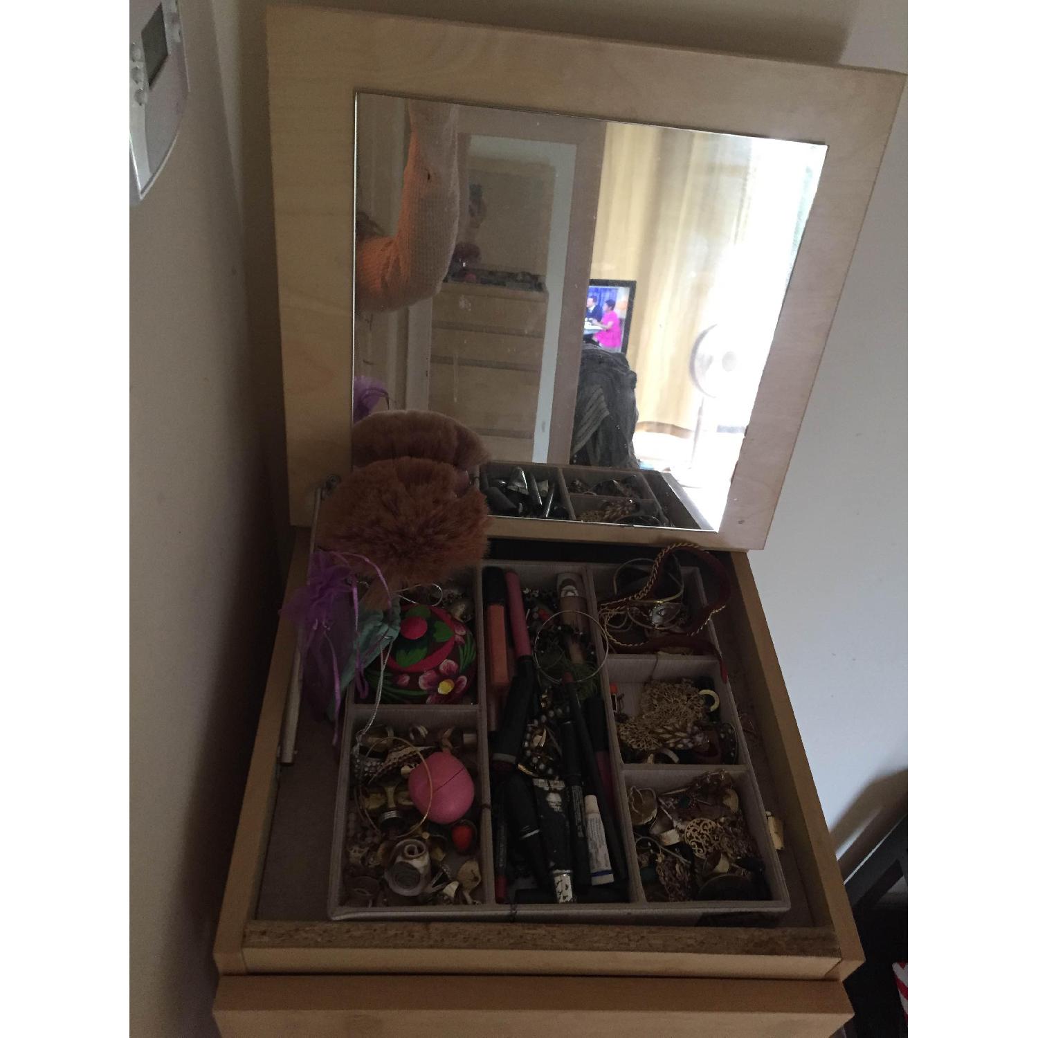 Ikea Malm 6 Drawer Chest w/ Lift Up Mirror - image-4