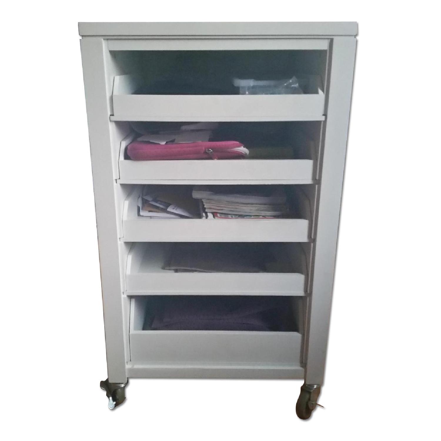 Martha Stewart Living Craft Space Cart w/ Pull-Out Trays - image-0