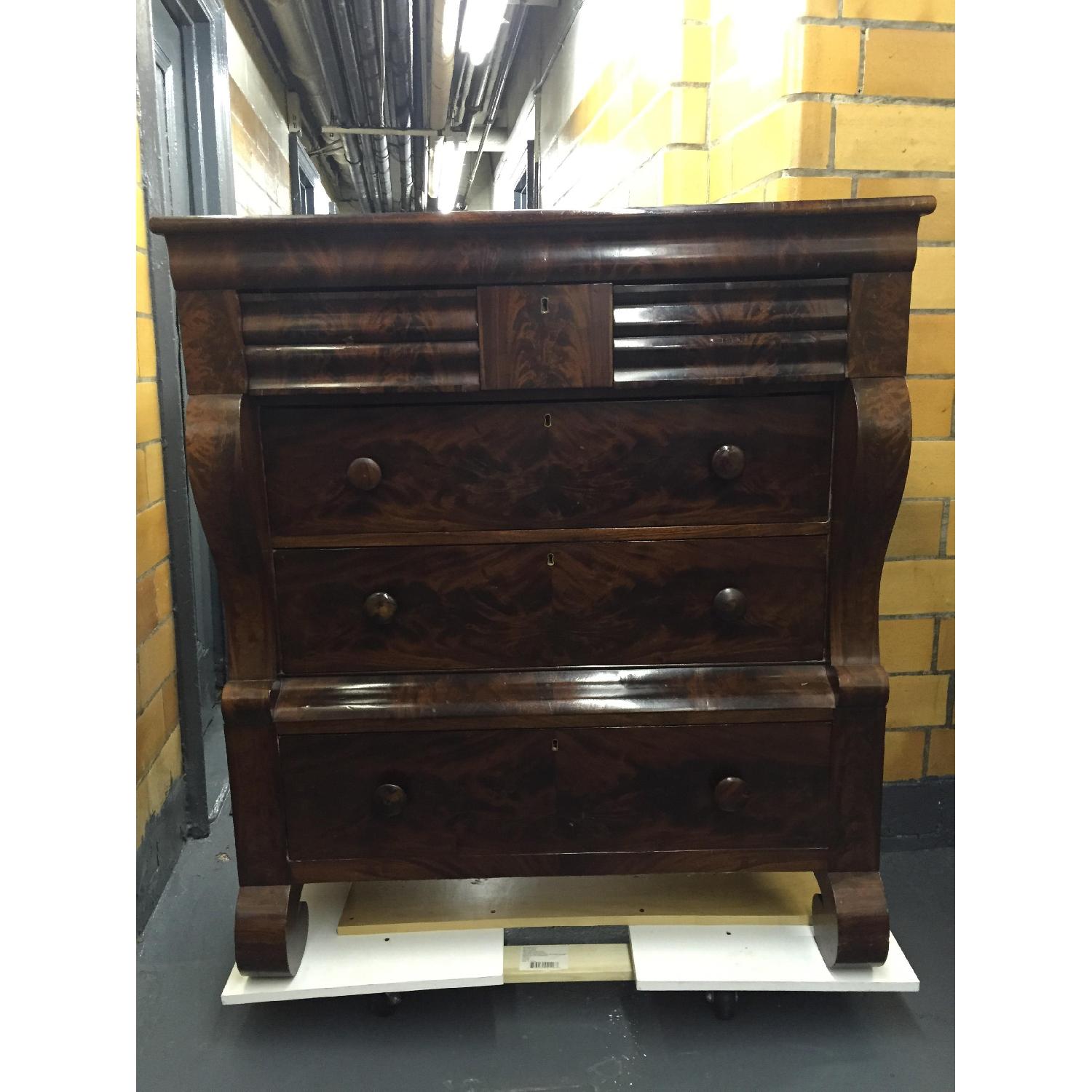 Vintage Antique Maple Wood Cabnet - image-1