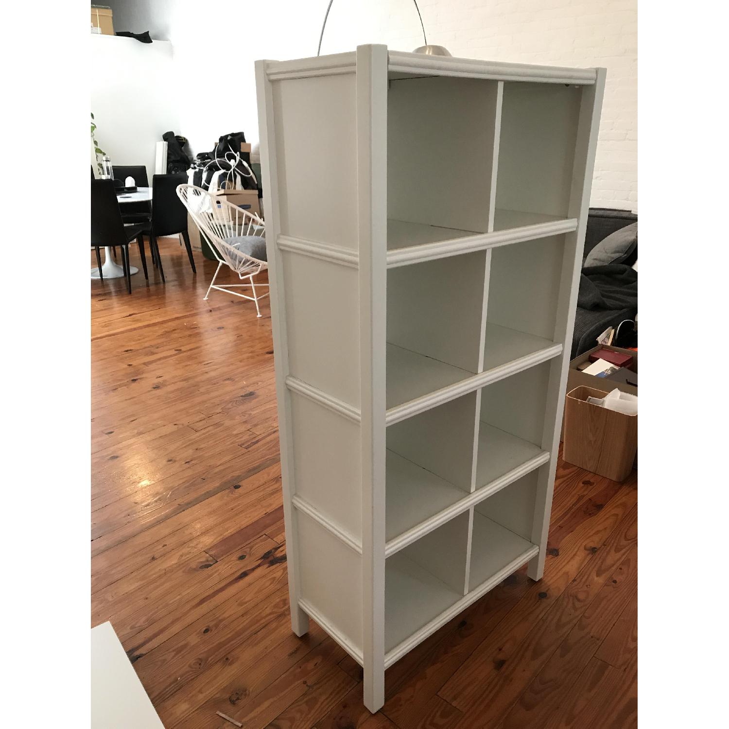 Land of Nod Cubic Tall Bookcase w/ 8-Cubes - image-3