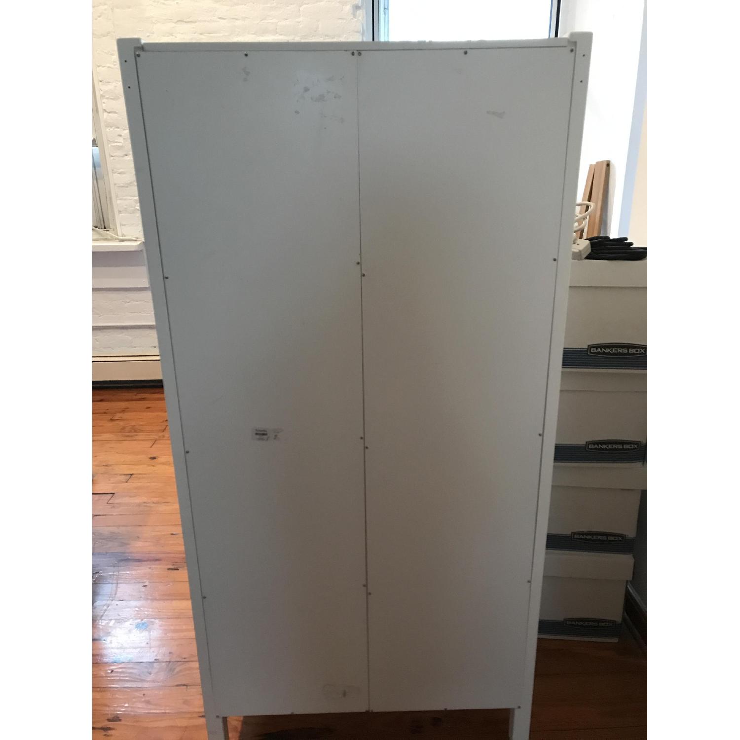 Land of Nod Cubic Tall Bookcase w/ 8-Cubes - image-6