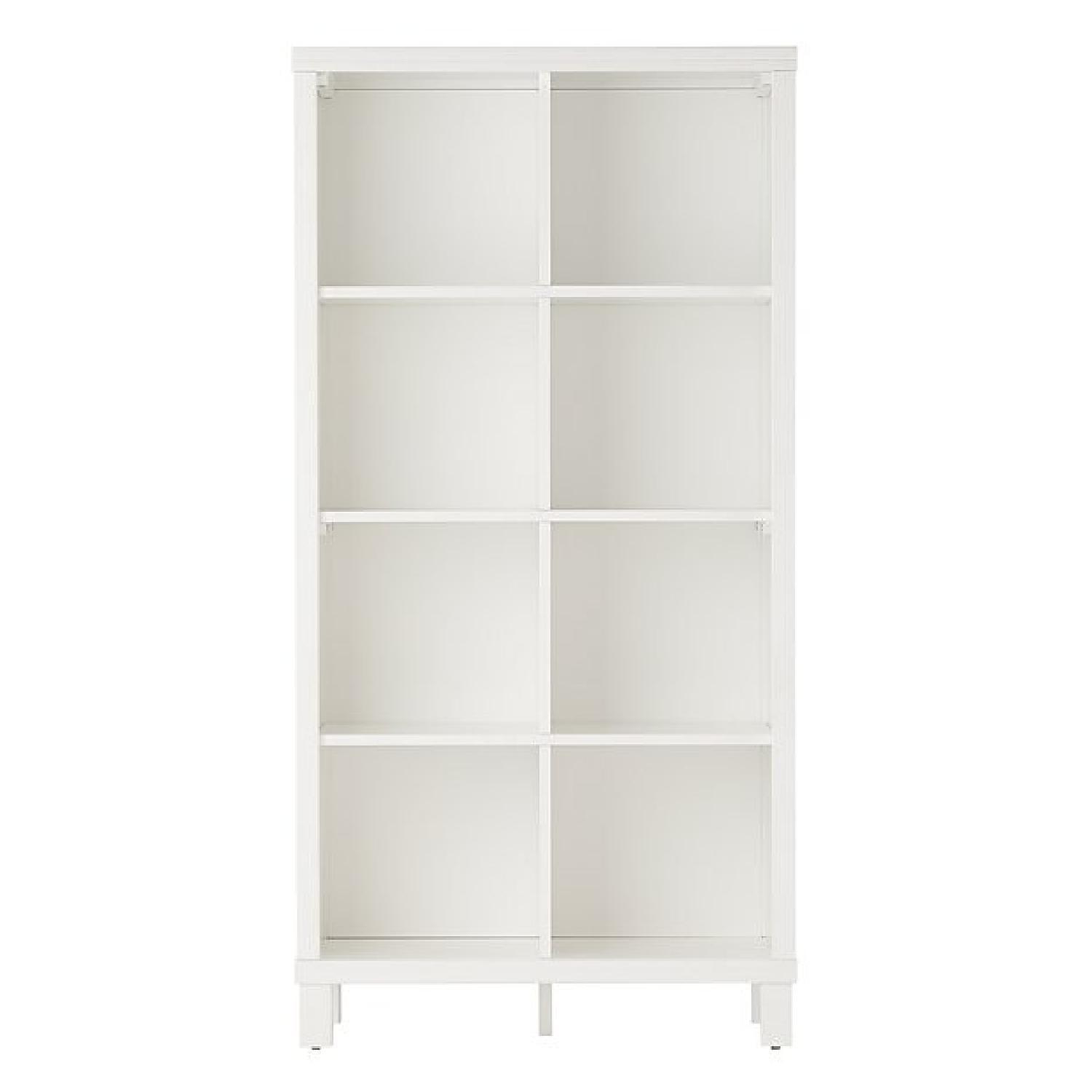 Land of Nod Cubic Tall Bookcase w/ 8-Cubes - image-0