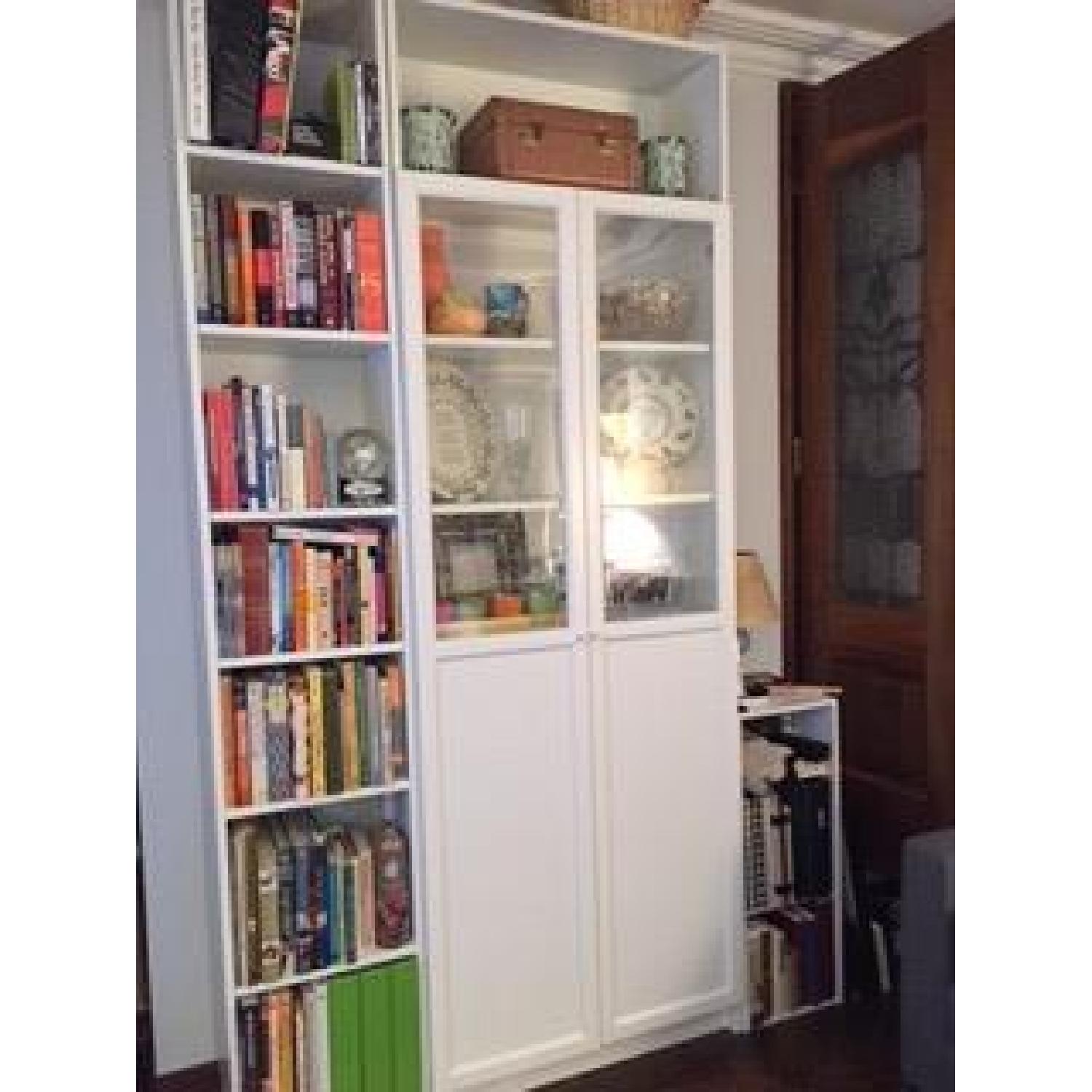 Ikea Billy Bookcase w/ Storage Unit - image-3