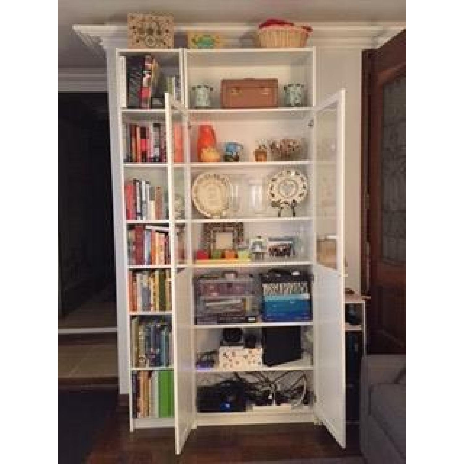 Ikea Billy Bookcase w/ Storage Unit - image-4