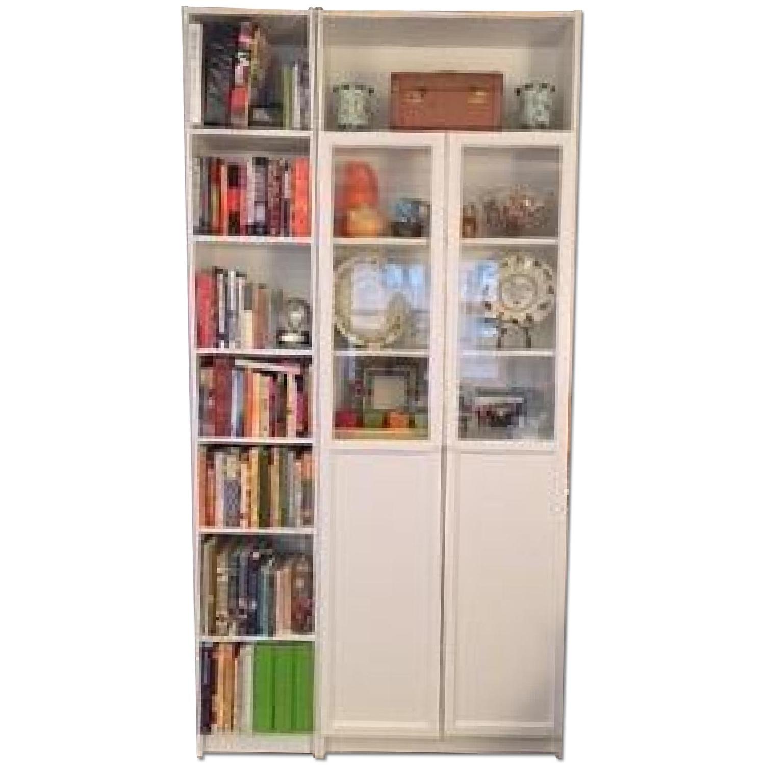 Ikea Billy Bookcase w/ Storage Unit AptDeco