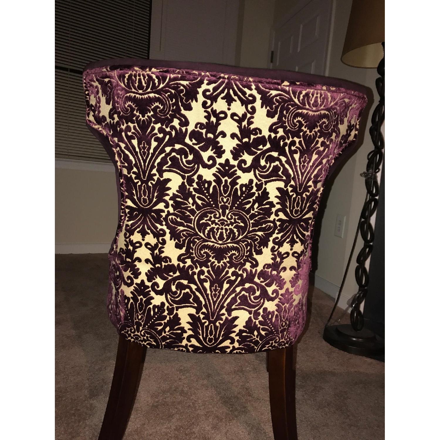 Pier 1 Hourglass Velvet Dining Chair in Purple - image-4