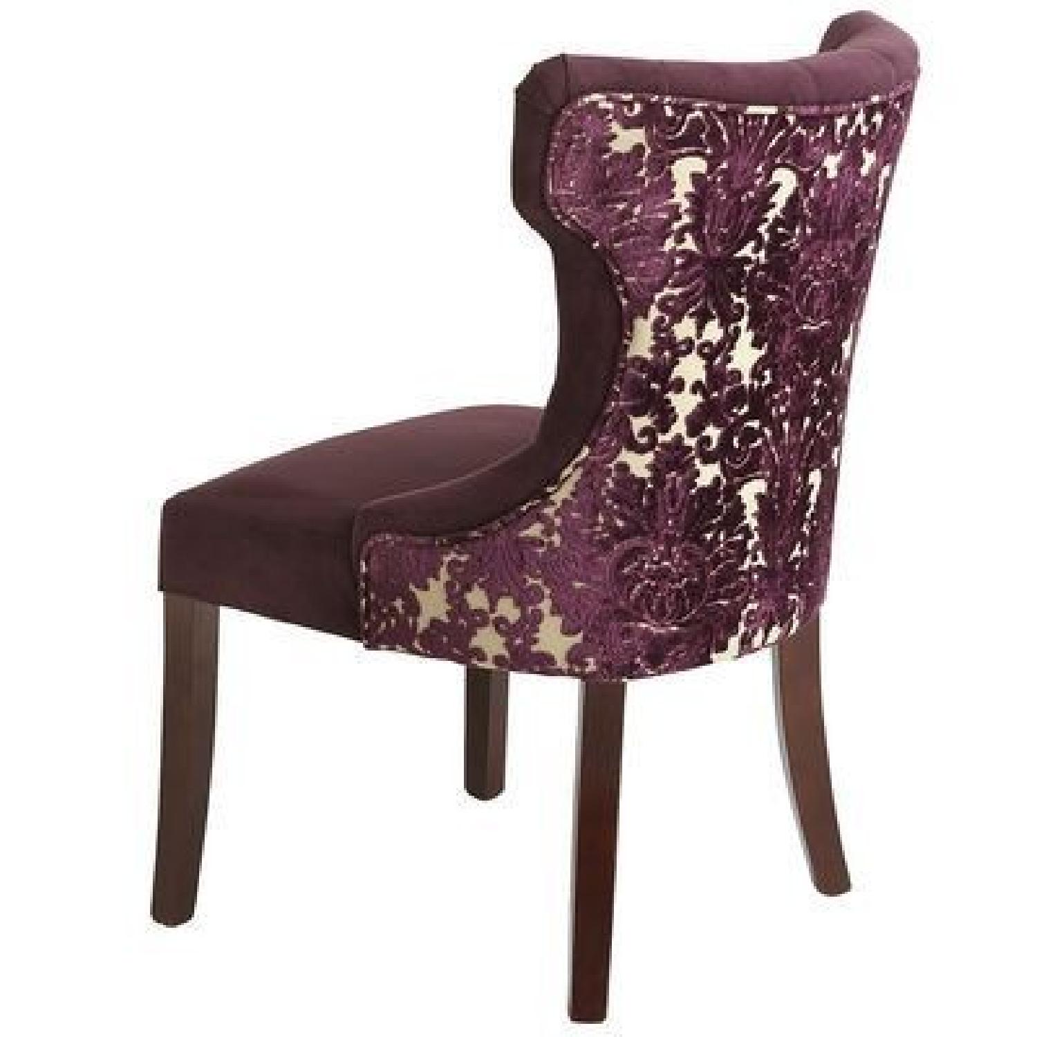 Pier 1 Hourglass Velvet Dining Chair in Purple - image-8