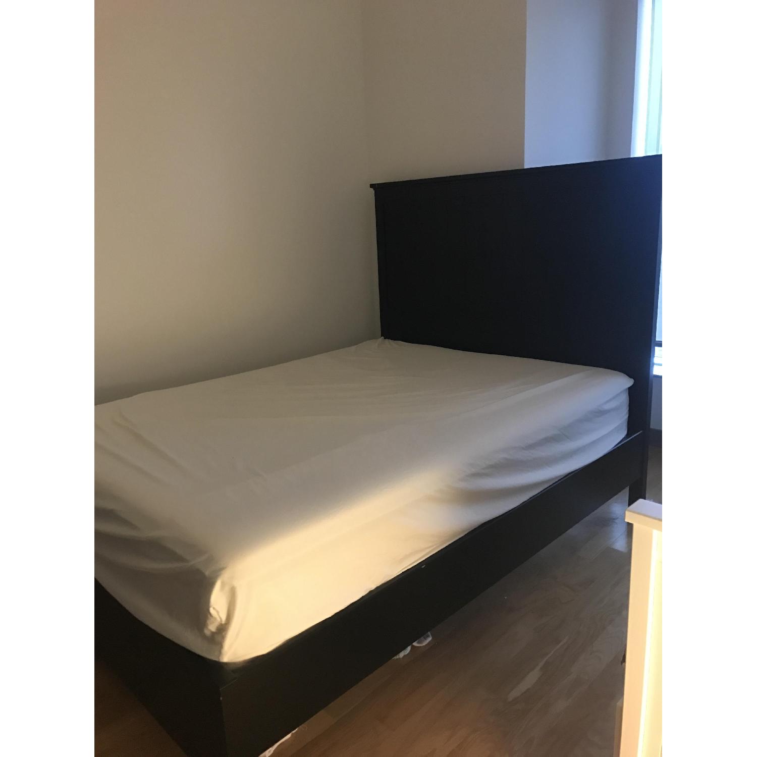 Ikea Undredal Black Queen Size Bed Frame - image-1
