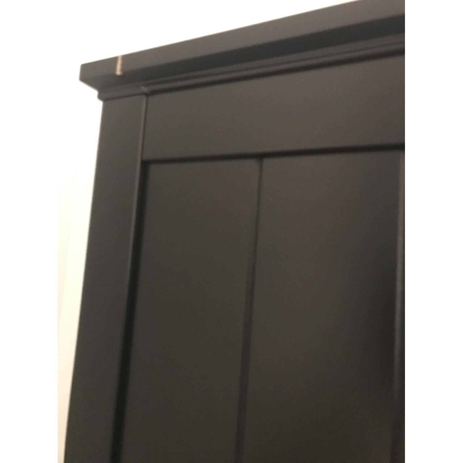 Ikea Undredal Black Queen Size Bed Frame AptDeco