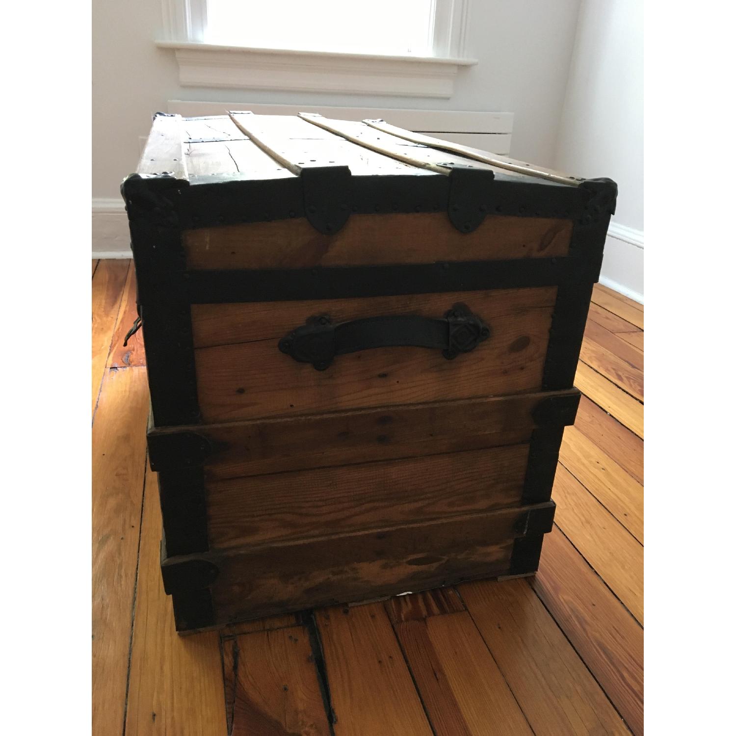 Restored Vintage Steamer Trunk - image-3