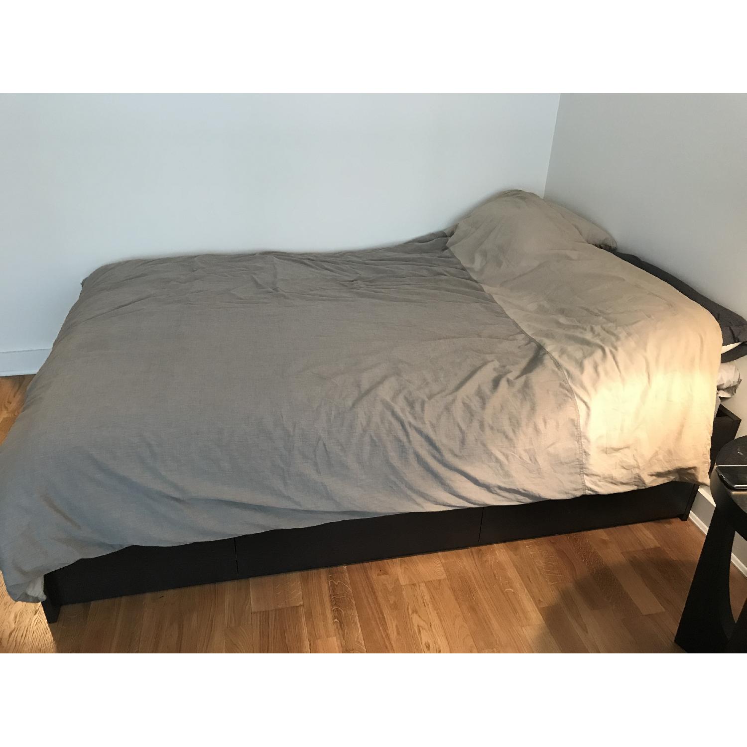 Ikea Malm Full Size Storage Bed - image-2