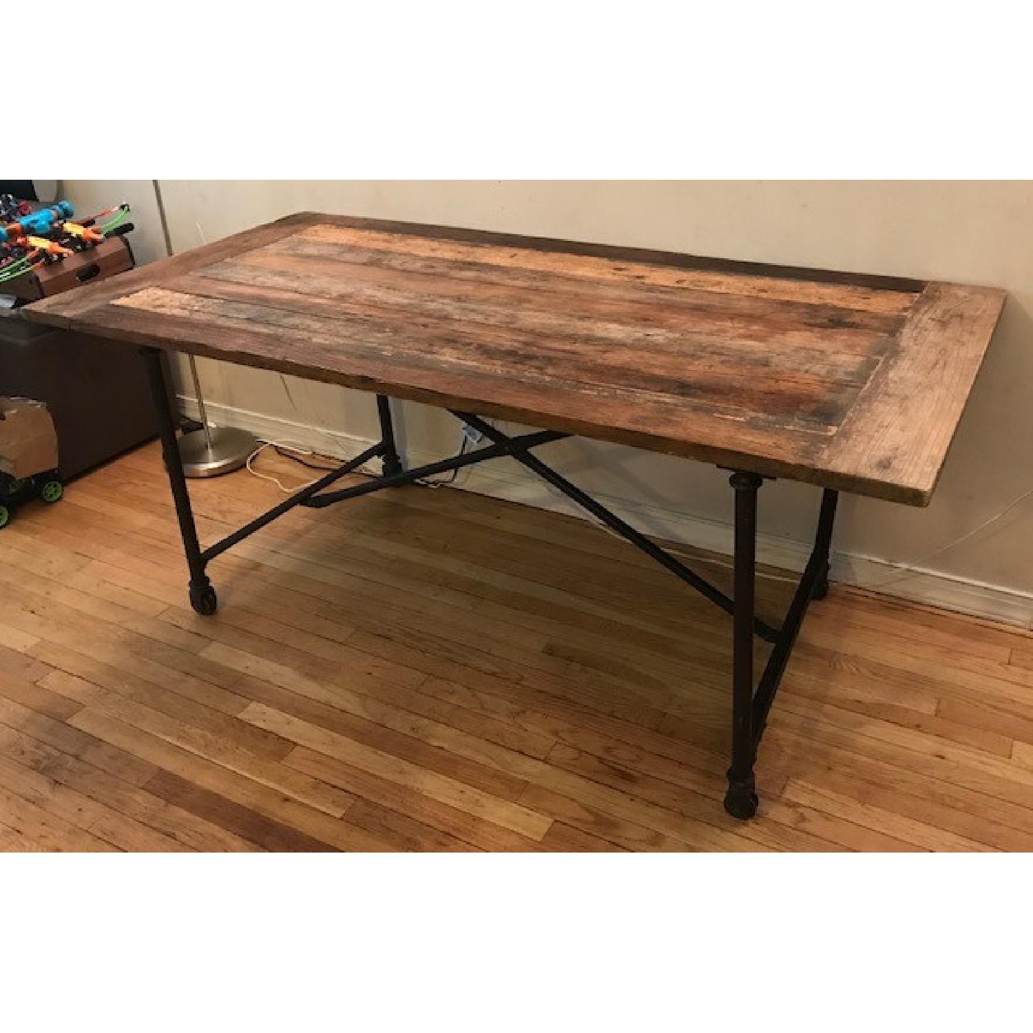 Restoration Hardware Flatiron Rectangular Dining Table - image-1