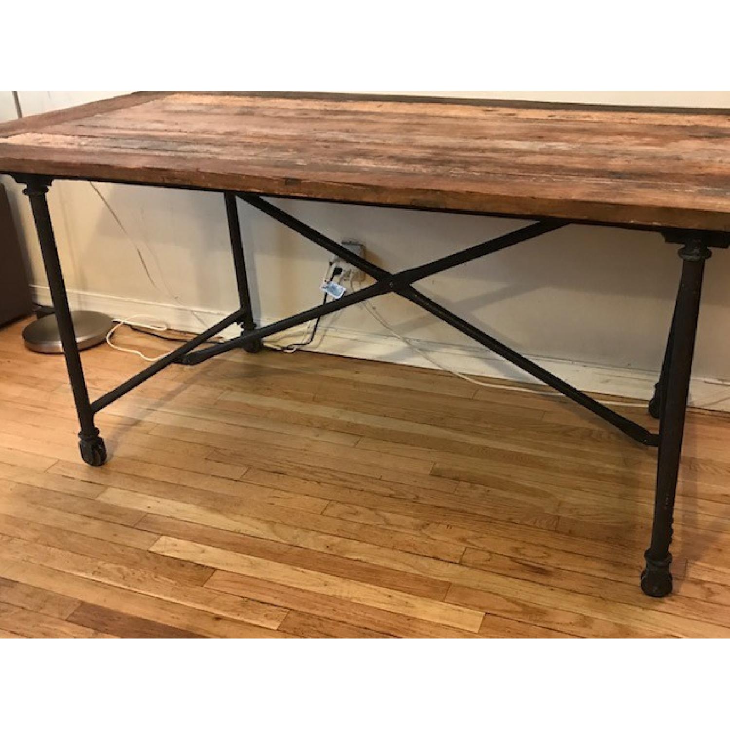 Restoration Hardware Flatiron Rectangular Dining Table - image-7