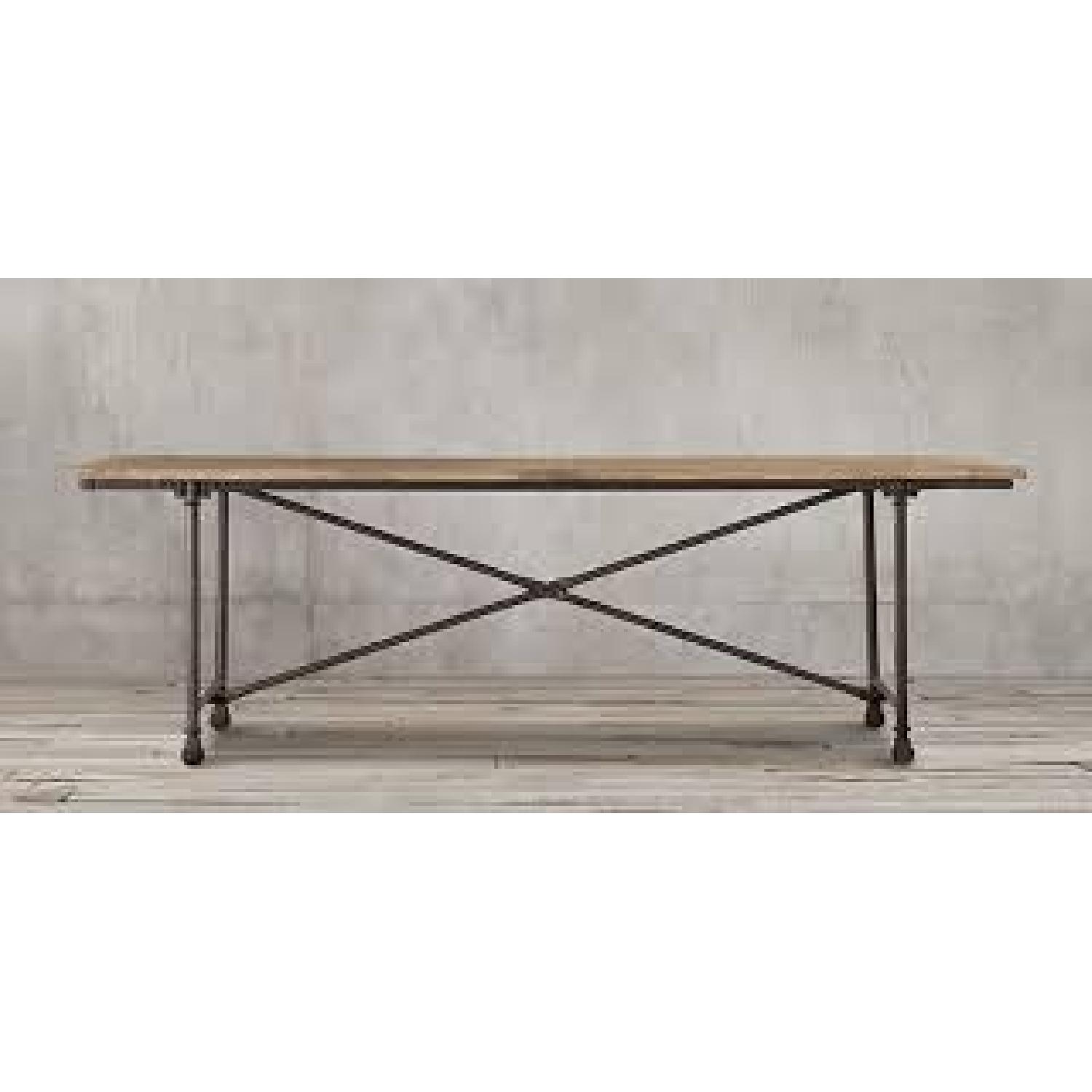 Restoration Hardware Flatiron Rectangular Dining Table - image-8