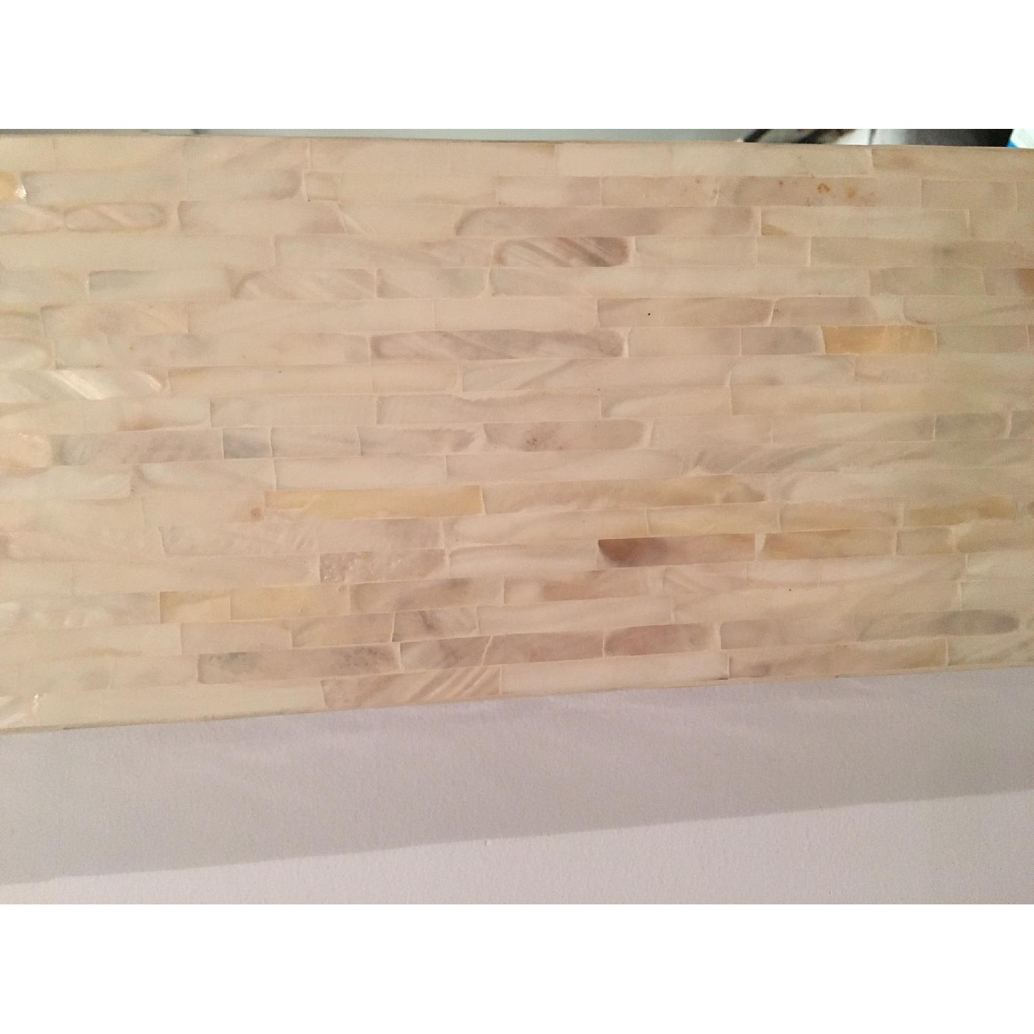 Pier 1 Imports Ivory Mother-of-Pearl Mirror - image-3
