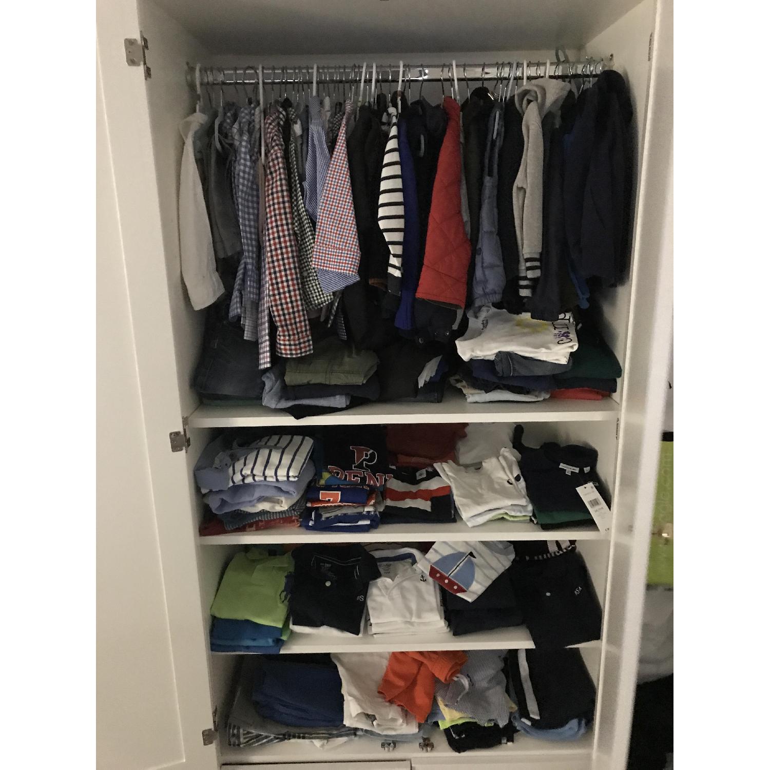 Gothic Cabinet Craft Custom Made White Armoire - image-4