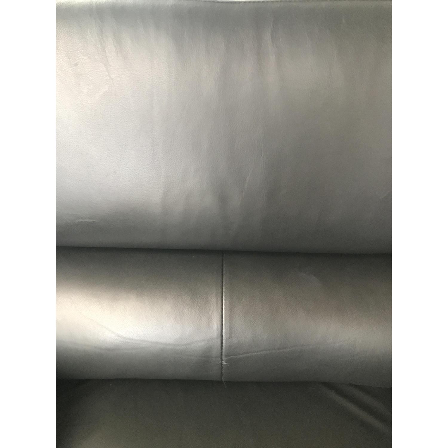 Modani Modern Italian Leather Sofa w/ Adjustable Back - image-5