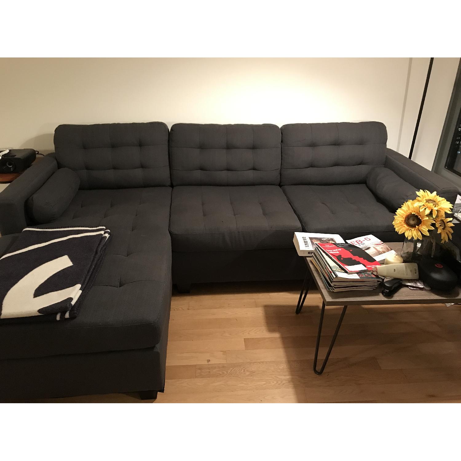 Tufted Sectional Sofa - image-2