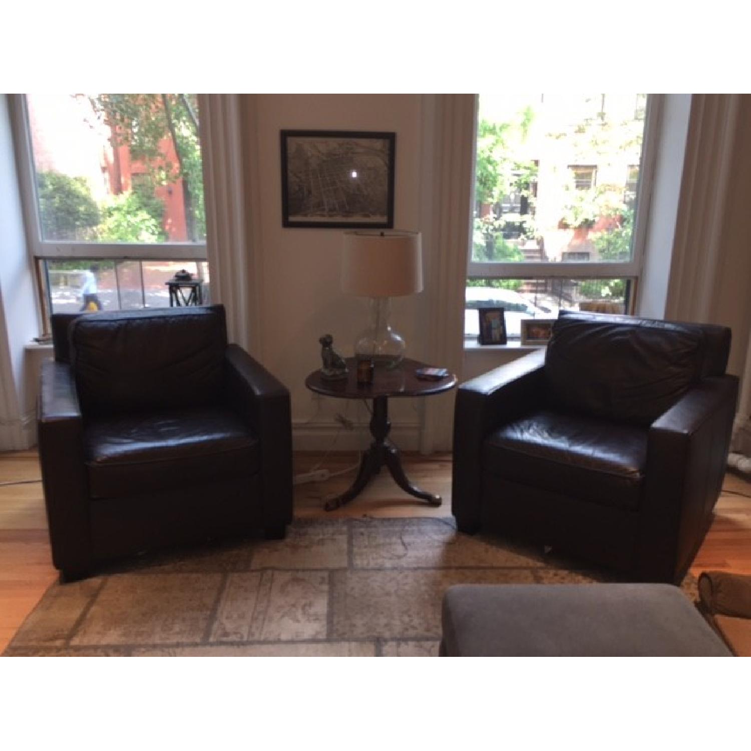 West Elm Henry Club/Armchairs - image-2