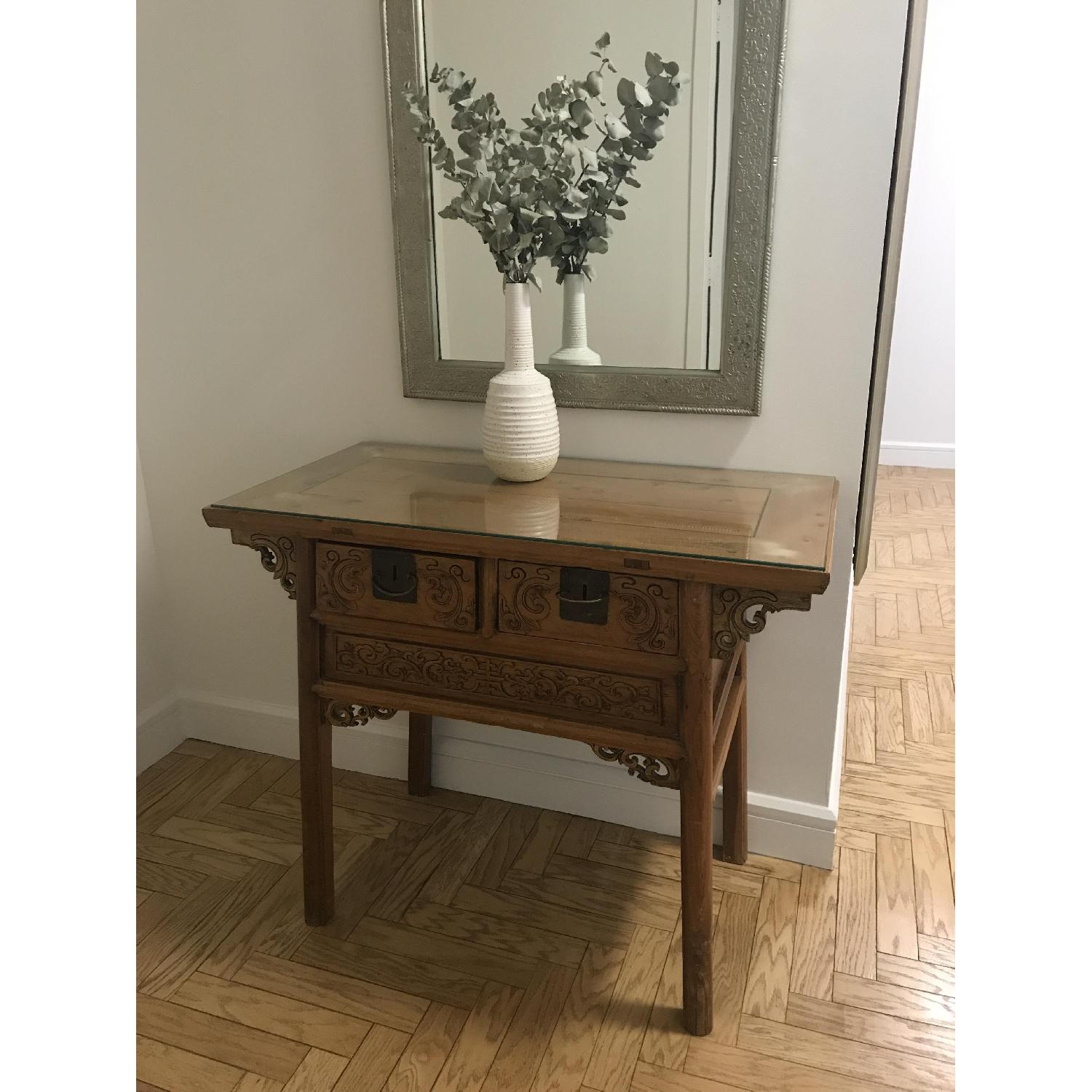 ABC Carpet and Home Antique Style Side Table - image-1