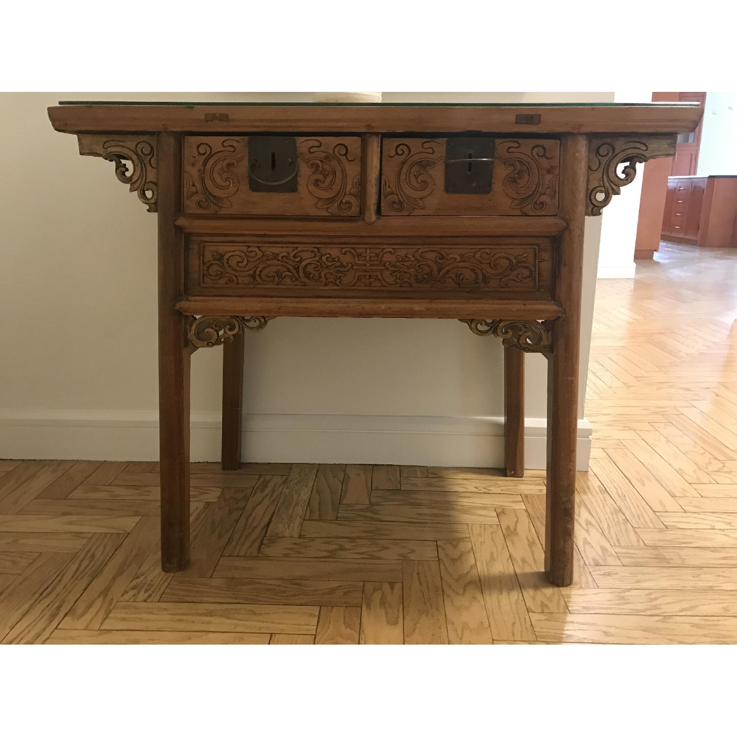 ABC Carpet and Home Antique Style Side Table - image-2