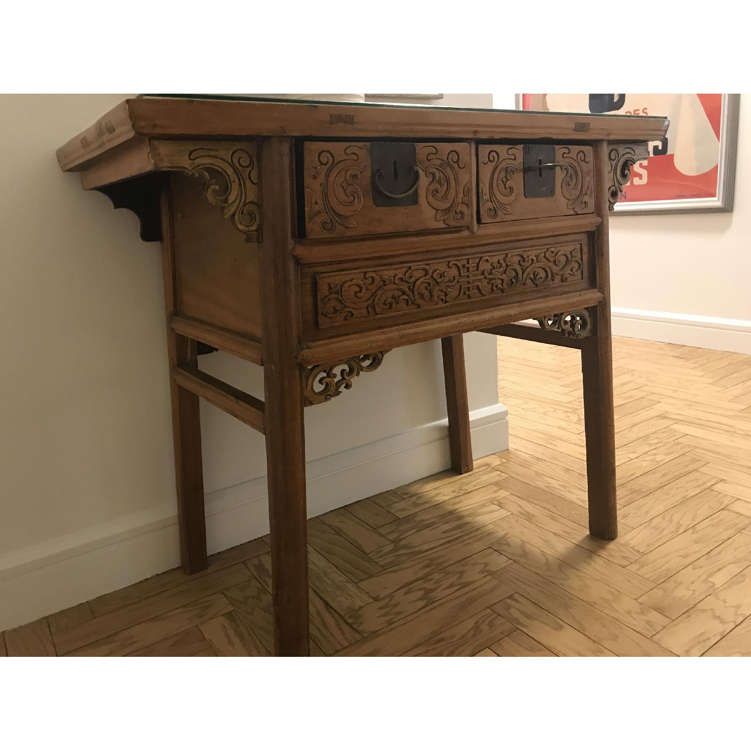 ABC Carpet and Home Antique Style Side Table - image-3