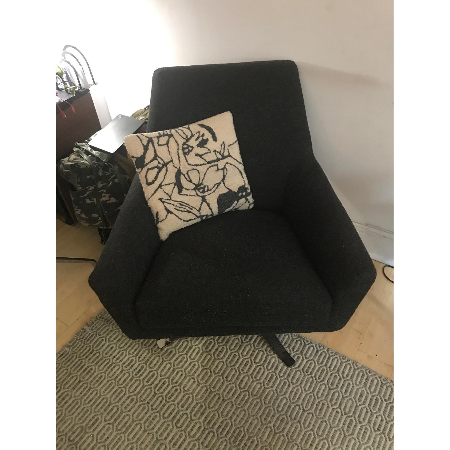 West Elm Lucas Collection Swivel Chair - image-2