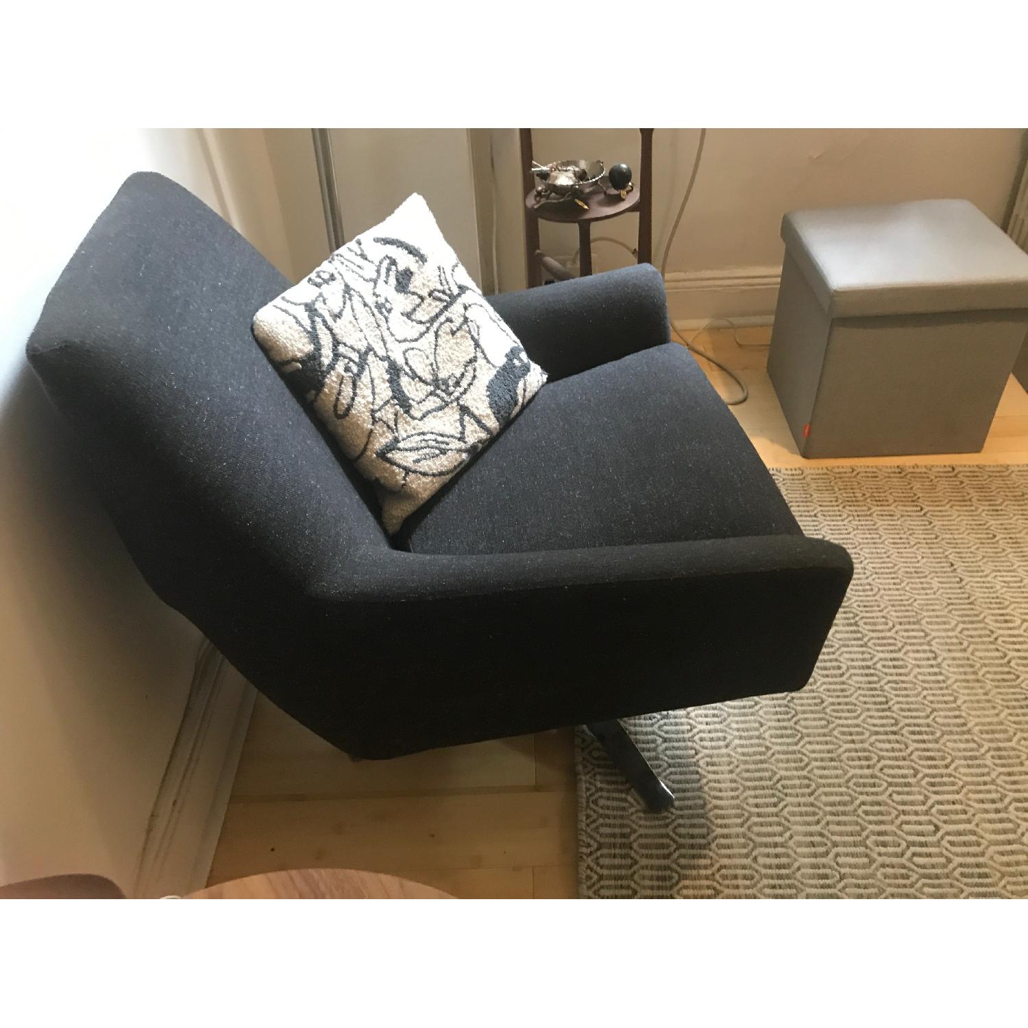 West Elm Lucas Collection Swivel Chair - image-3