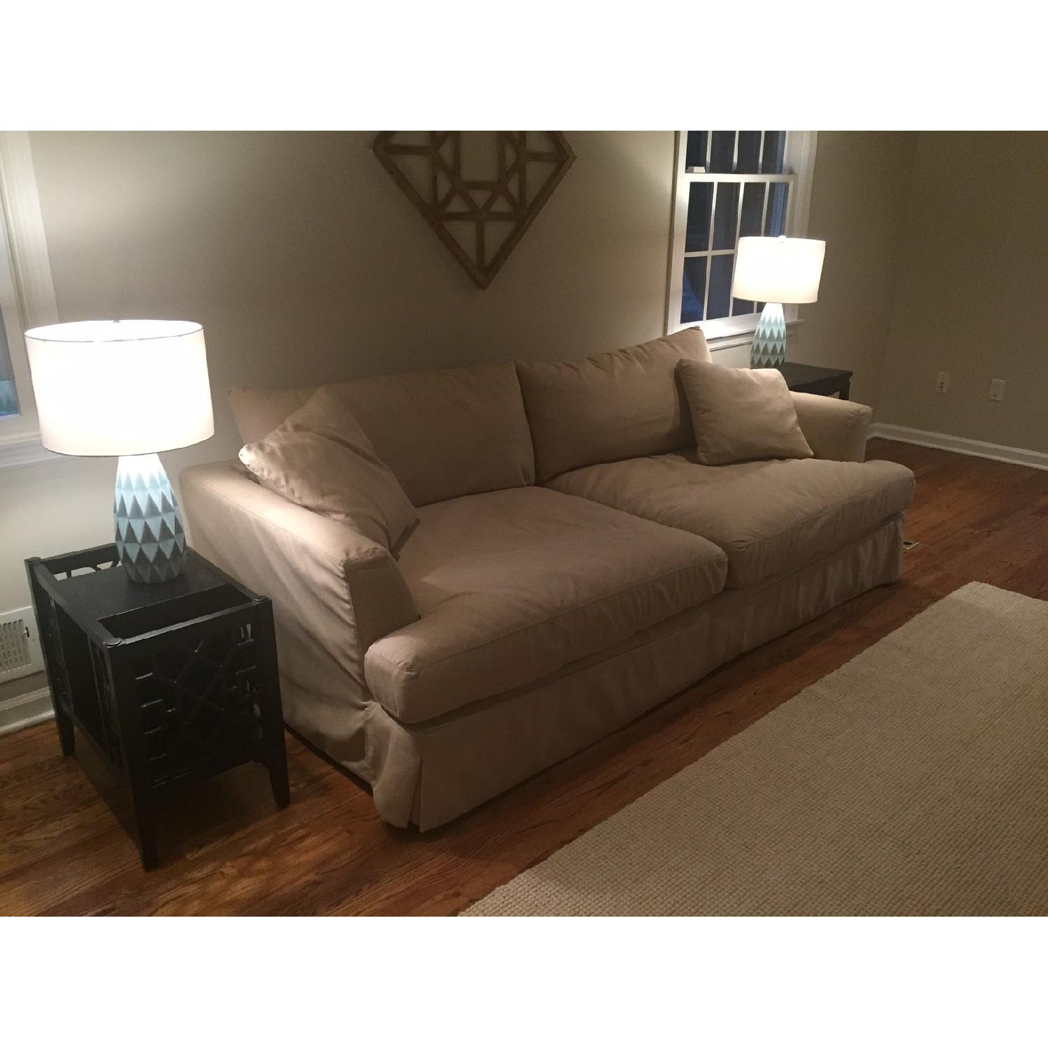 Arhaus Emory Slipcovered Sofa in Sunbrella Fabric - image-2