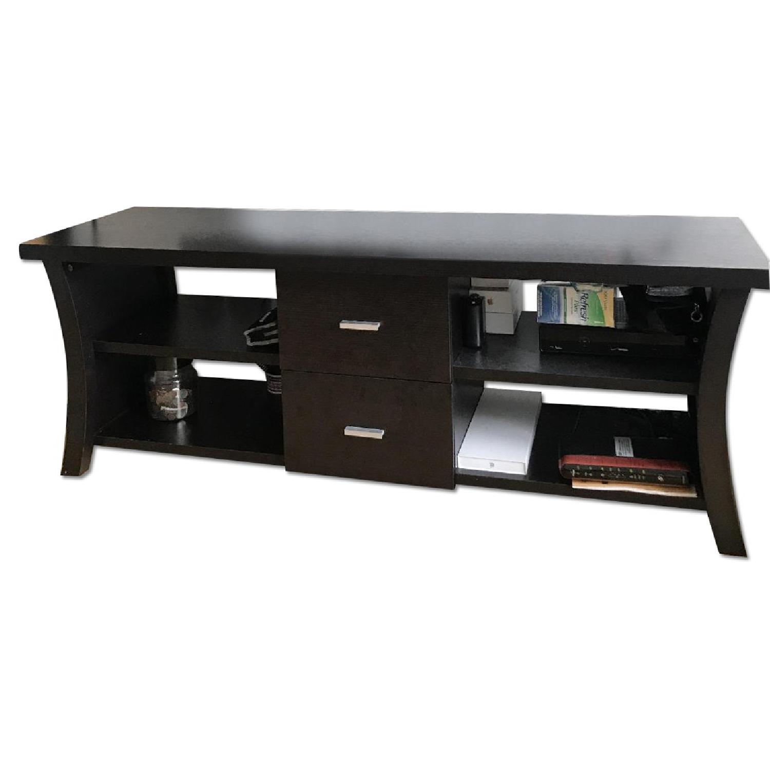 Wayfair Tidied TV Stand in Espresso - image-0