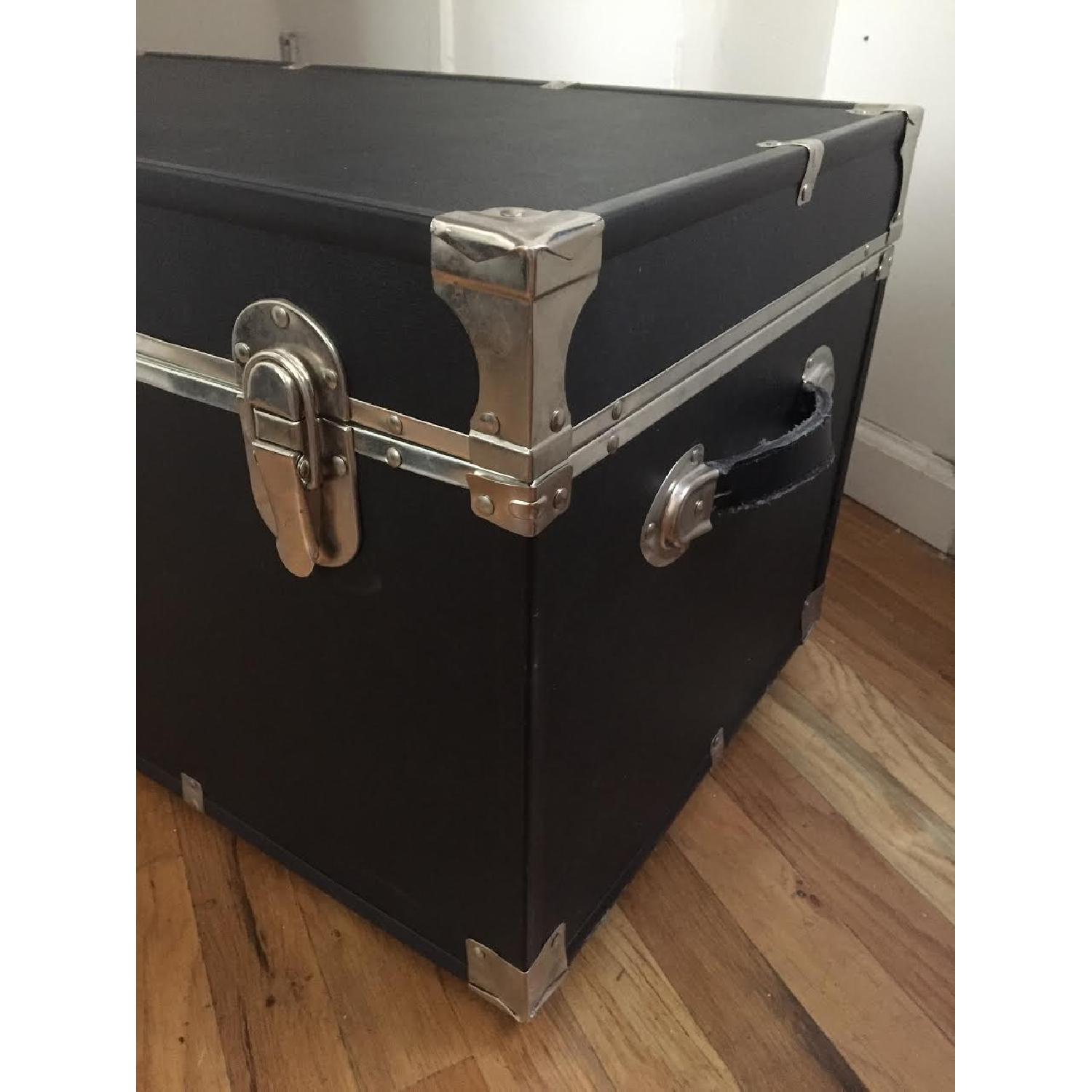Black Storage Trunk - image-1