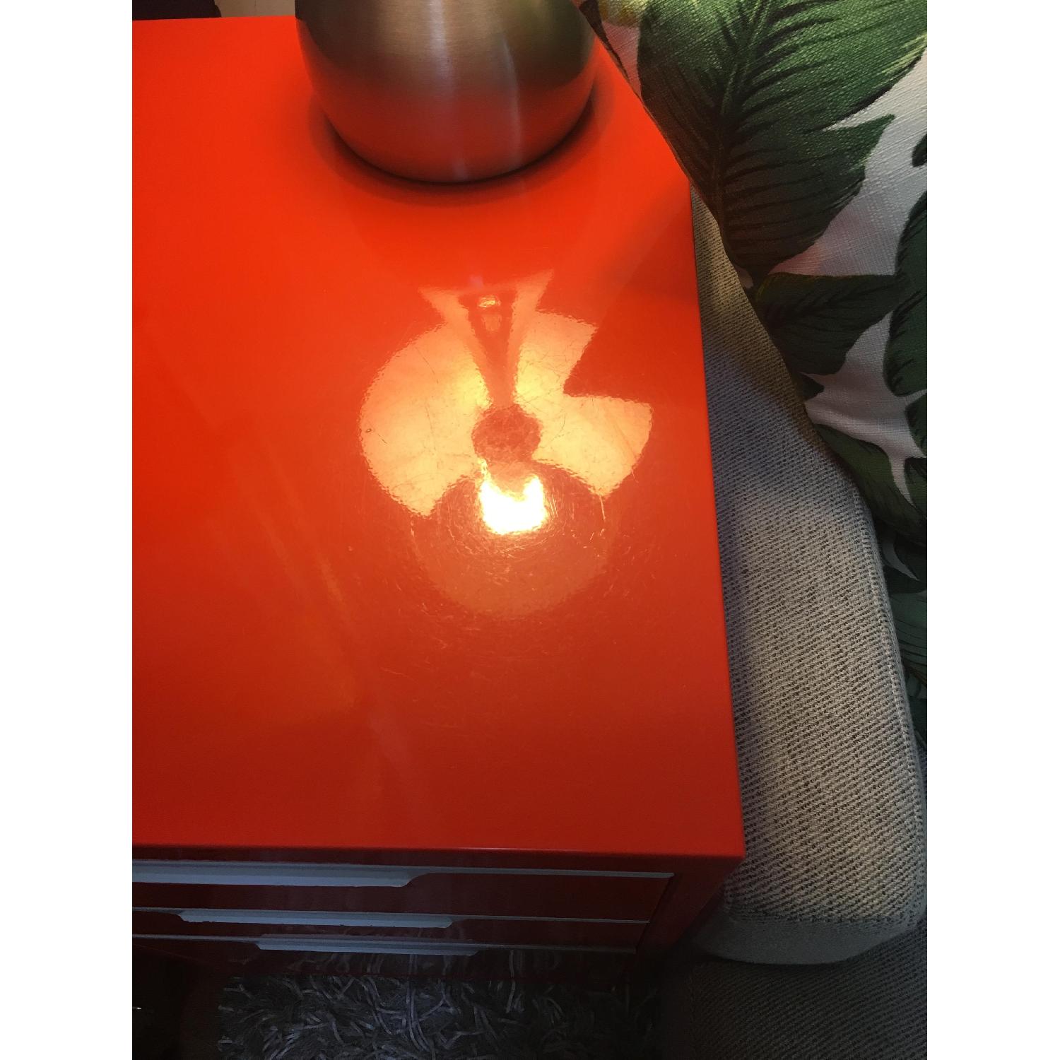 Cb2 Bright Orange 3-Drawer Filing Cabinet - image-5