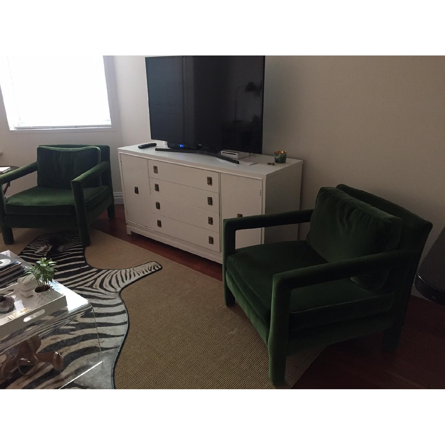 Drexel Vintage Mid-Century Milo Baughman Chairs - image-4