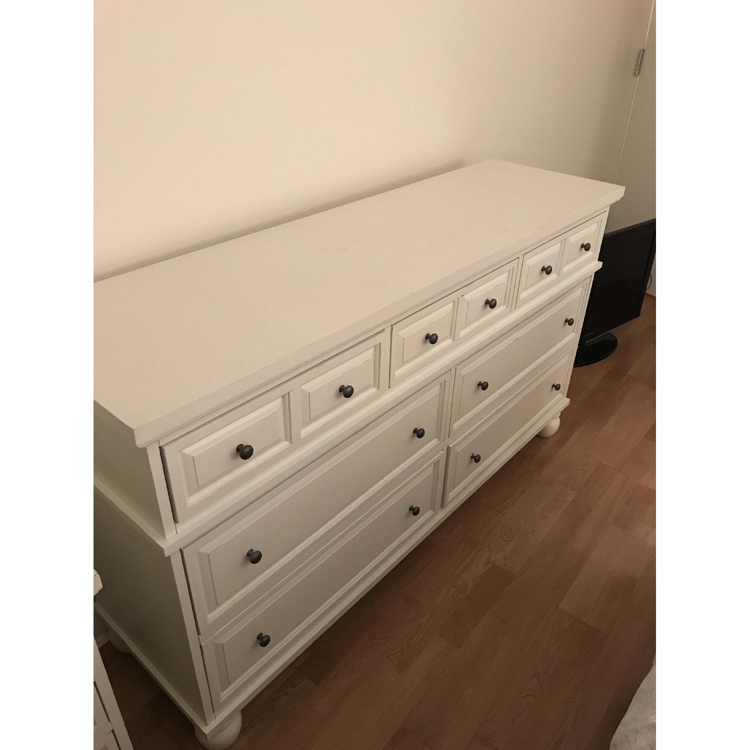 Pier 1 Ashworth Antique White 7 drawer dresser - image-2