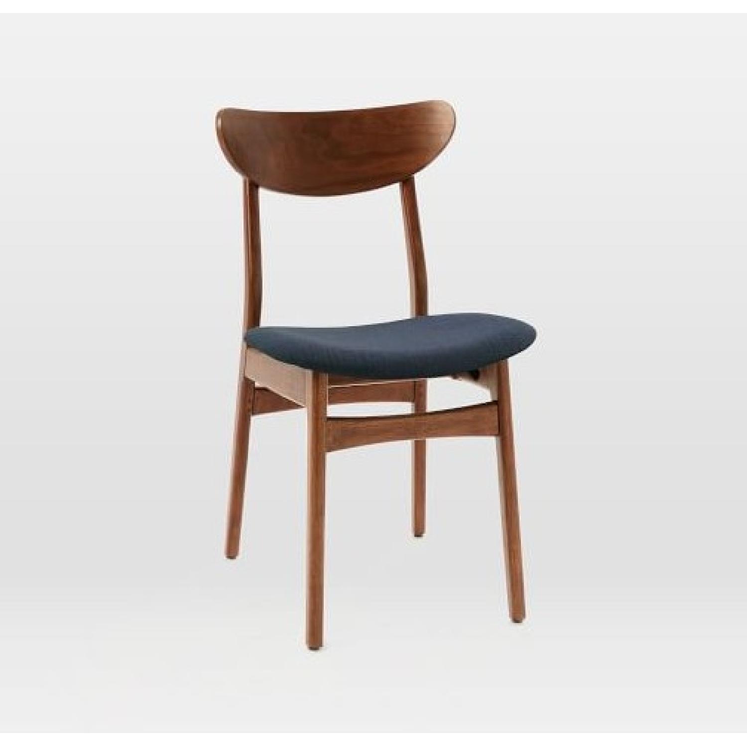 West Elm Classic Caf Weave Dining Chairs in Nightshade - image-0