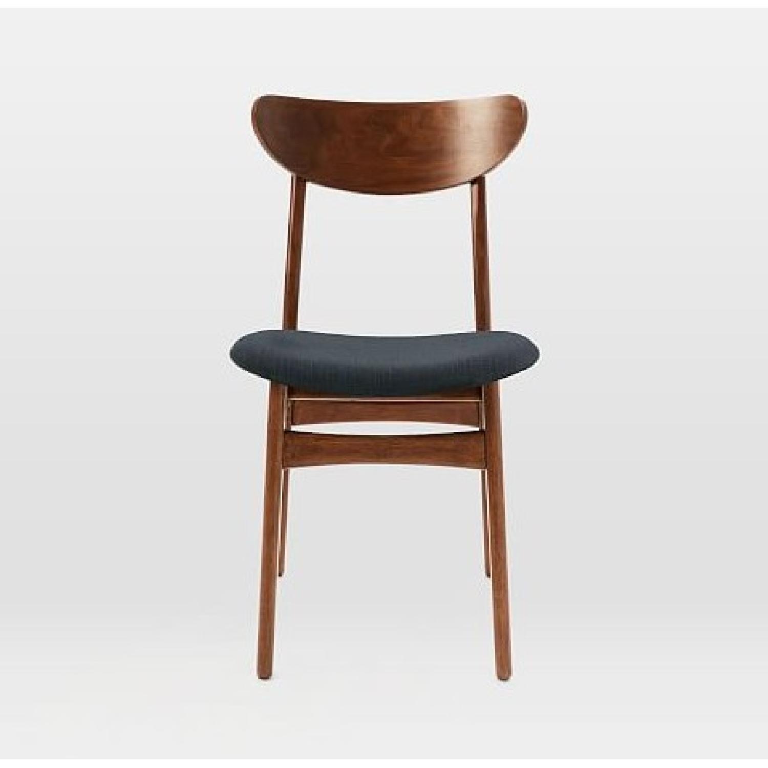 West Elm Classic Caf Weave Dining Chairs in Nightshade - image-1
