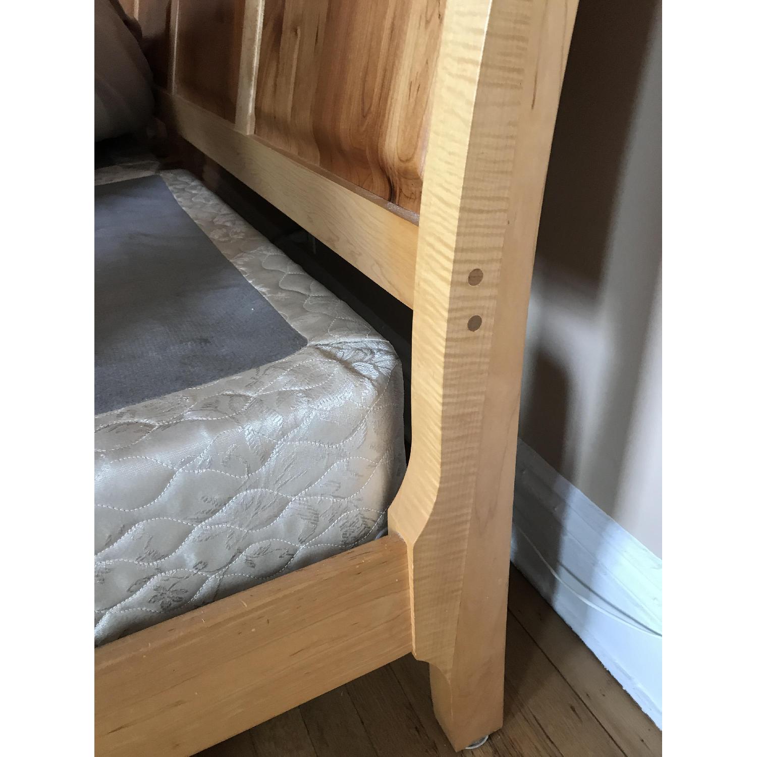 Crate & Barrel Copeland King Sleigh Bed + 2 Night Tables - image-5