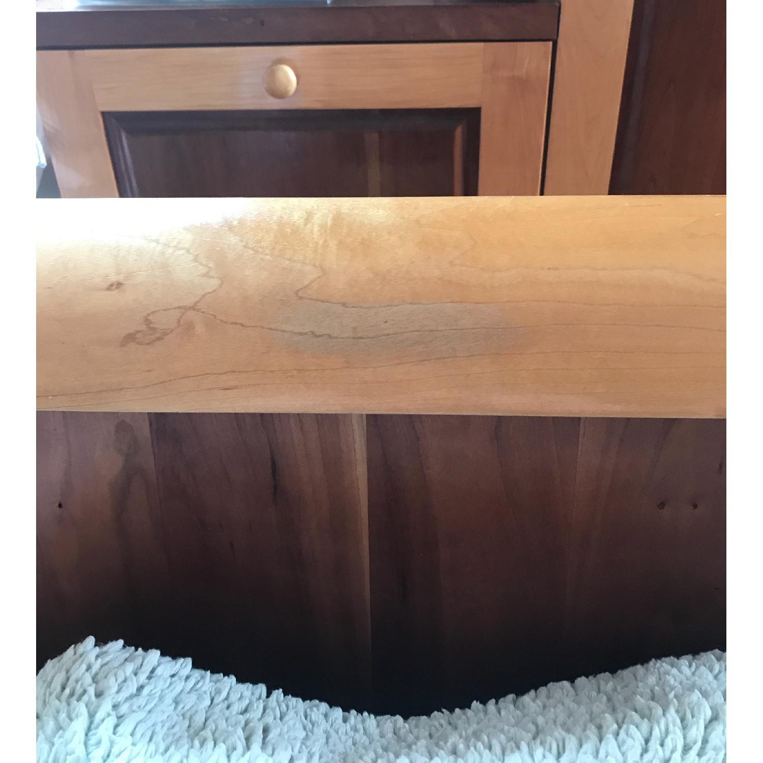 Crate & Barrel Copeland King Sleigh Bed + 2 Night Tables - image-8