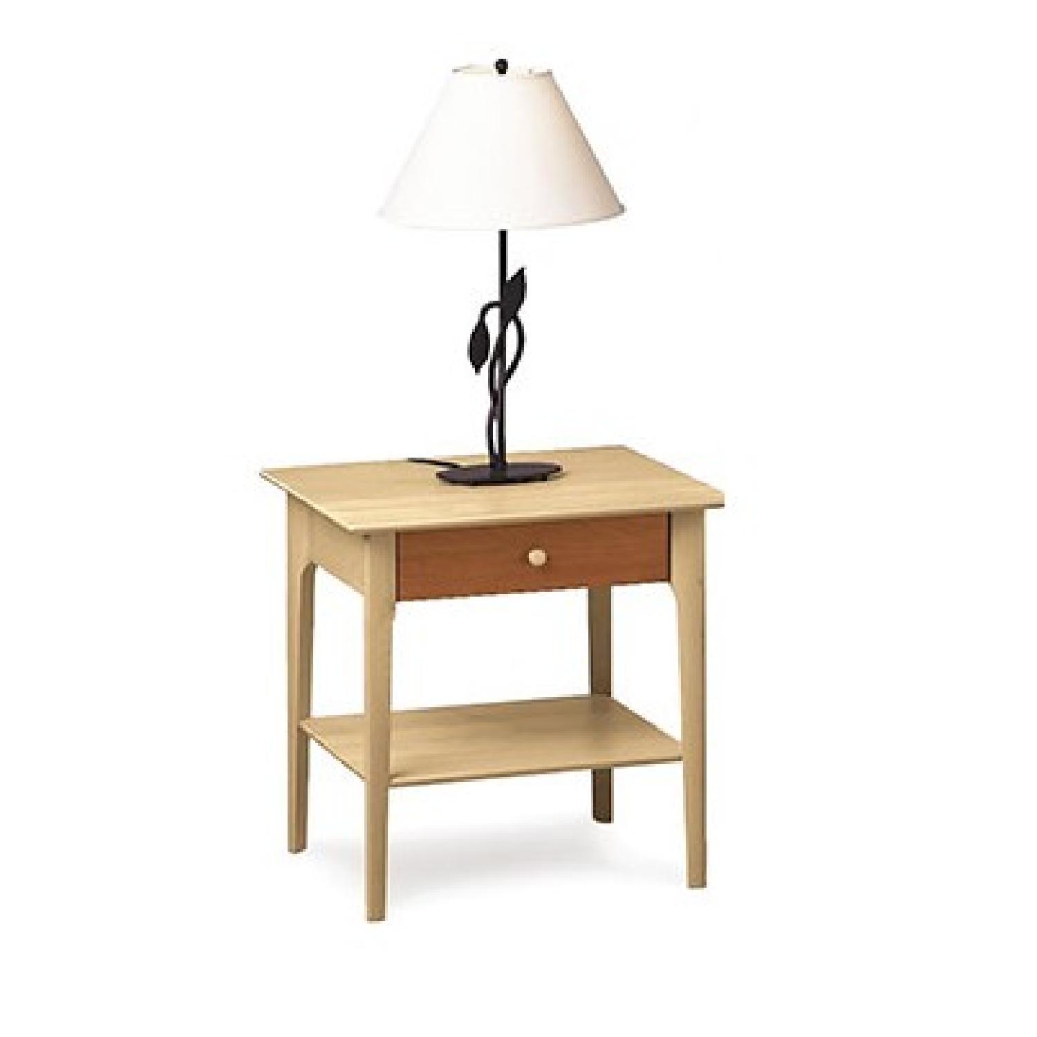 Crate & Barrel Copeland King Sleigh Bed + 2 Night Tables - image-14