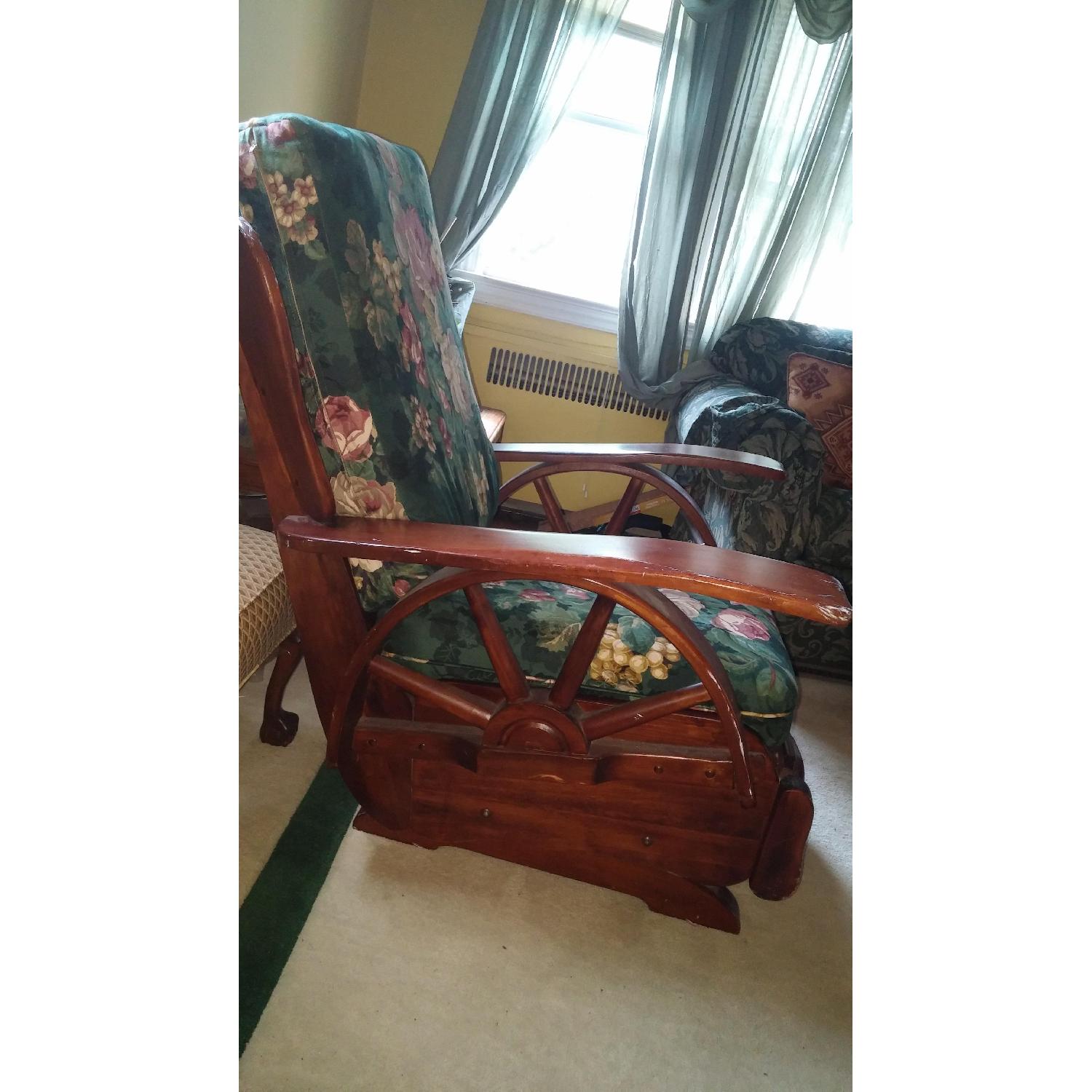 Flower Print Rocker Chair - image-2