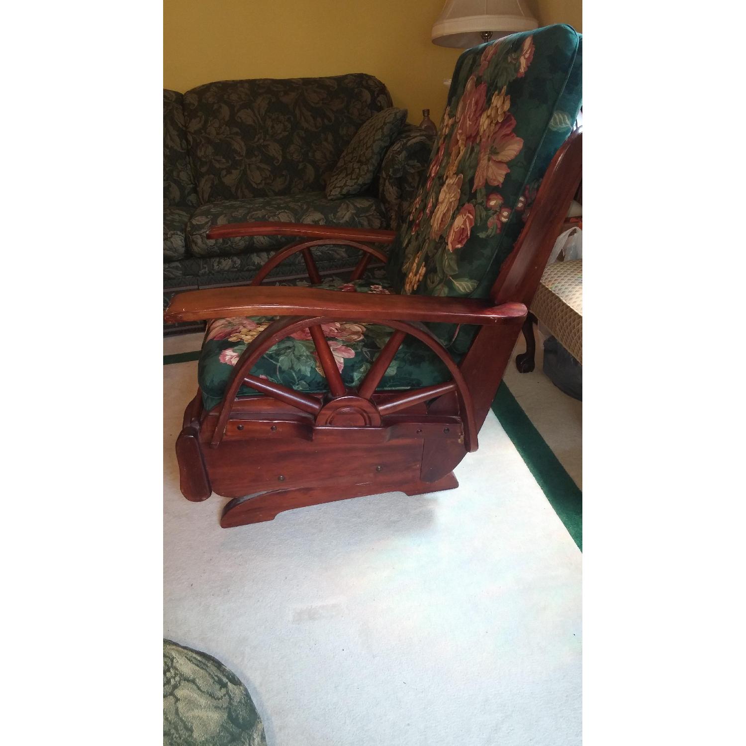 Flower Print Rocker Chair - image-3