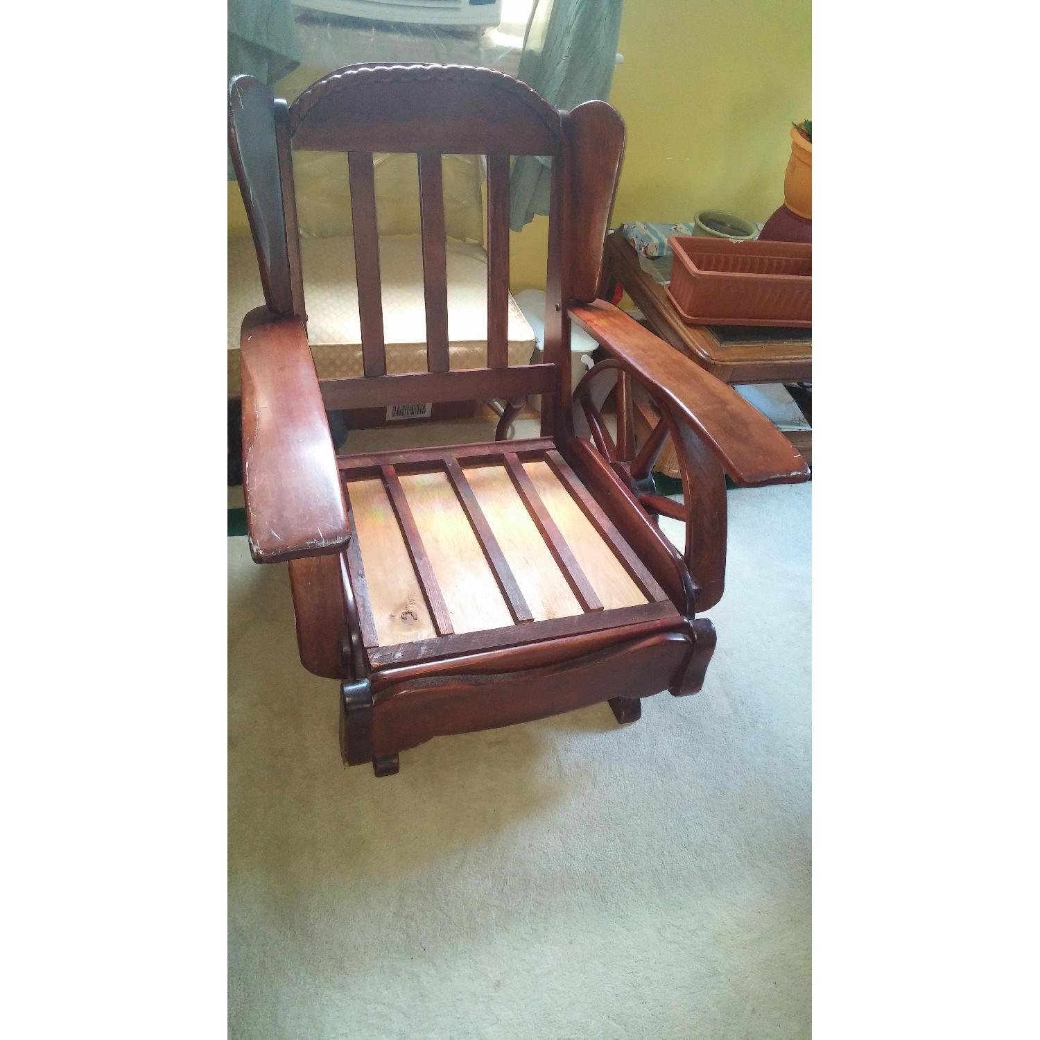 Flower Print Rocker Chair - image-5